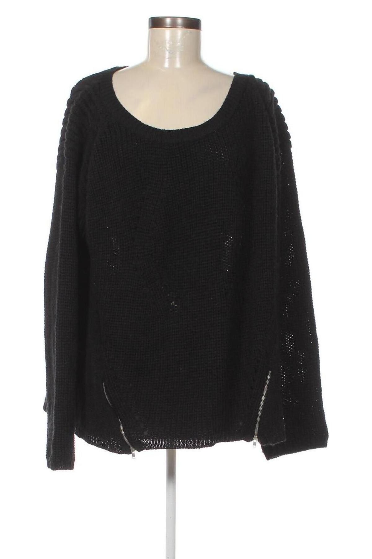 Γυναικείο πουλόβερ Handberg, Μέγεθος XXL, Χρώμα Μαύρο, Τιμή 12,21 €