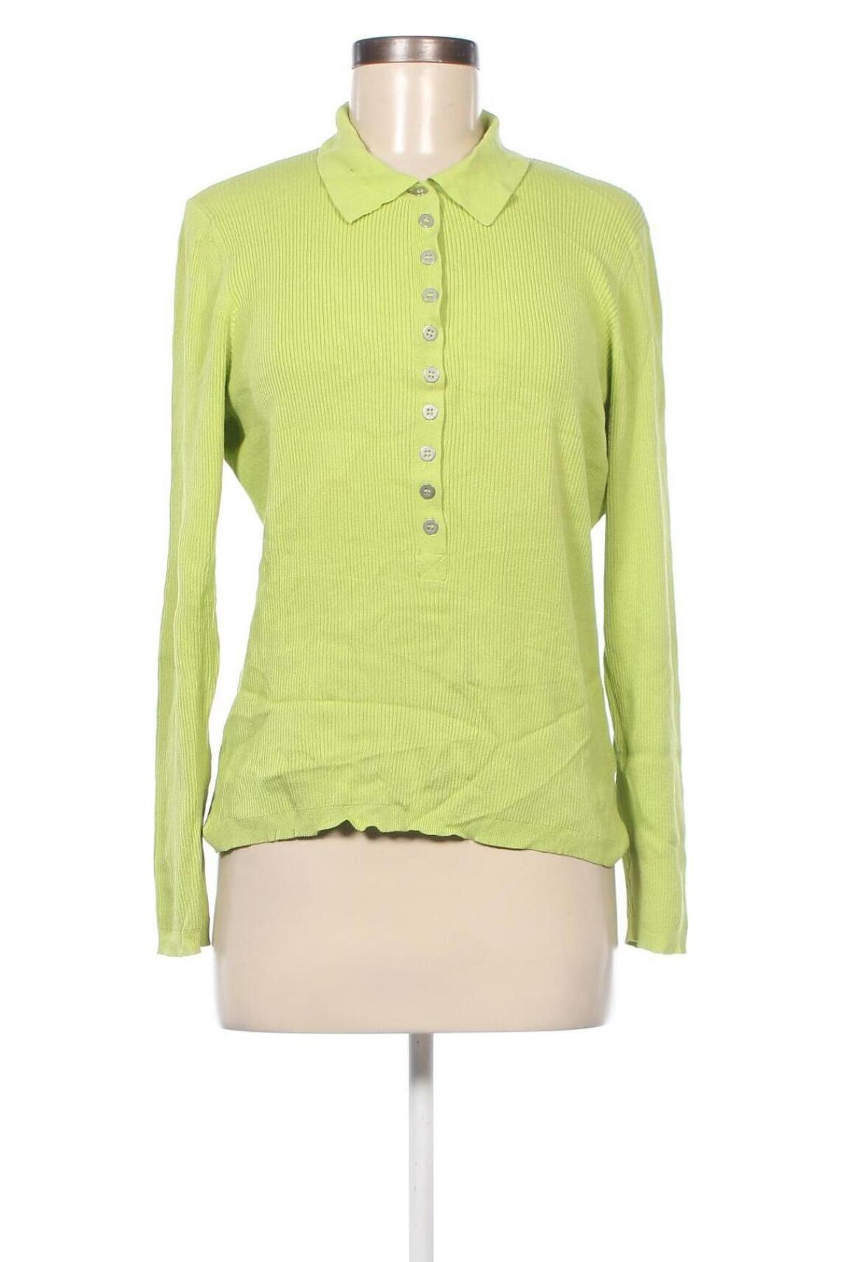 Дамски пуловер Hauber, Размер XL, Цвят Зелен, Цена 16,80 лв.