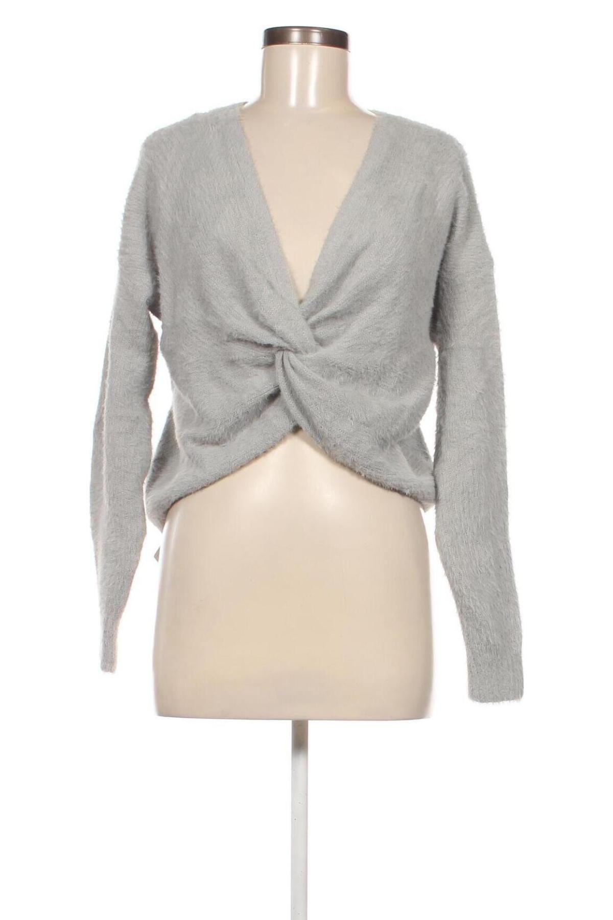 Дамски пуловер Hollister, Размер XS, Цвят Сив, Цена 35,00 лв.