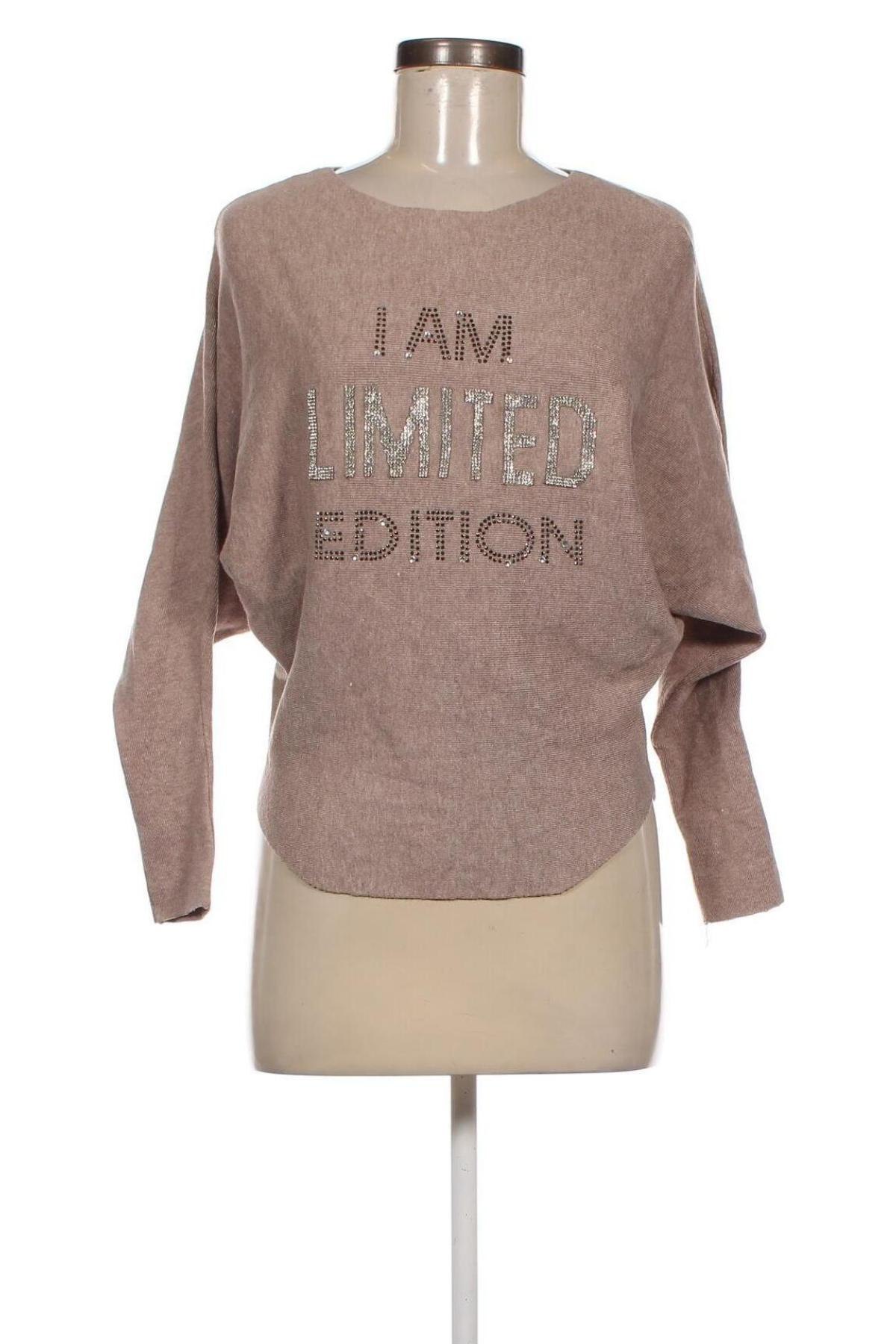 Γυναικείο πουλόβερ Impression, Μέγεθος M, Χρώμα  Μπέζ, Τιμή 8,07 €