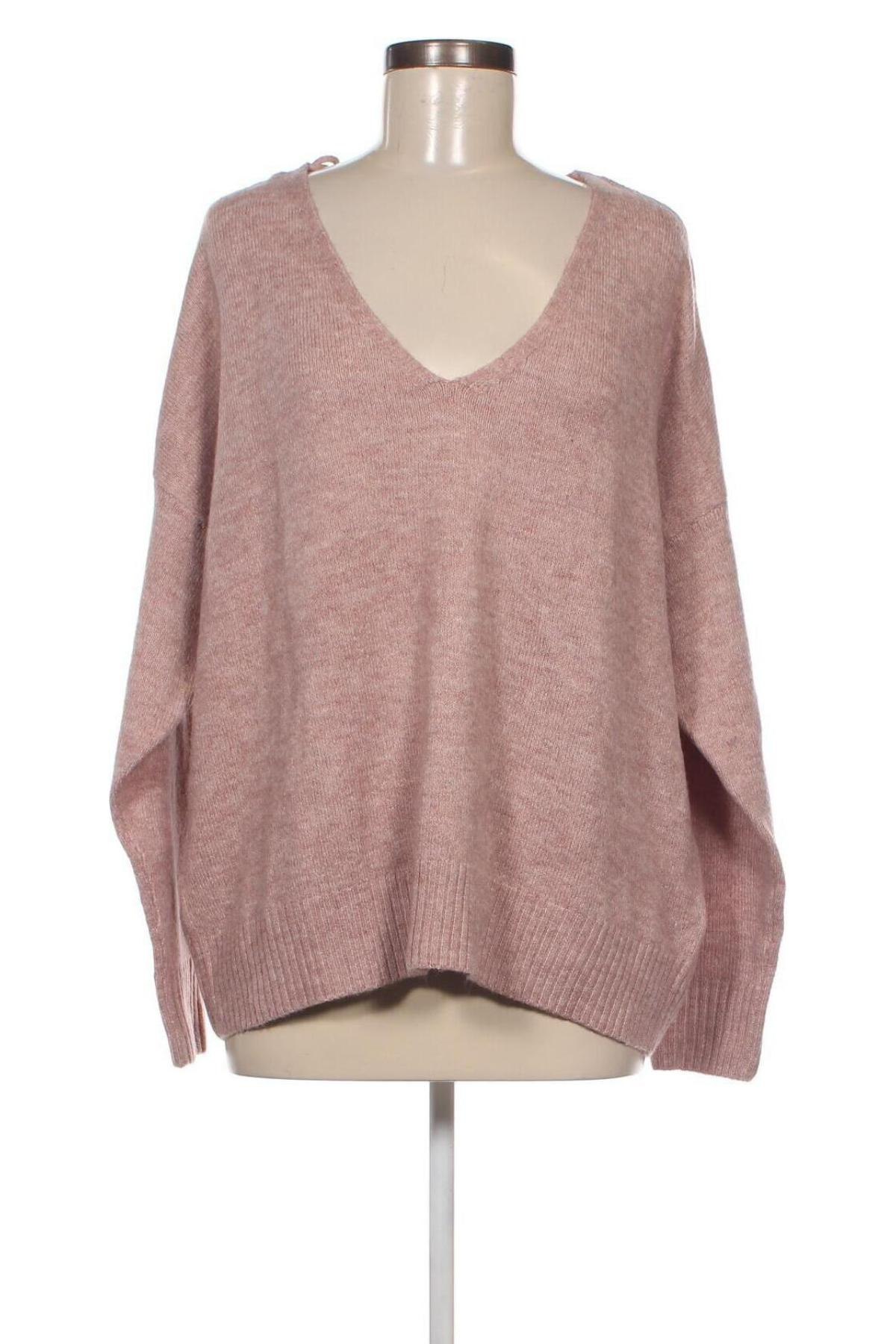 Damenpullover Jacqueline De Yong, Größe XL, Farbe Aschrosa, Preis € 8,99