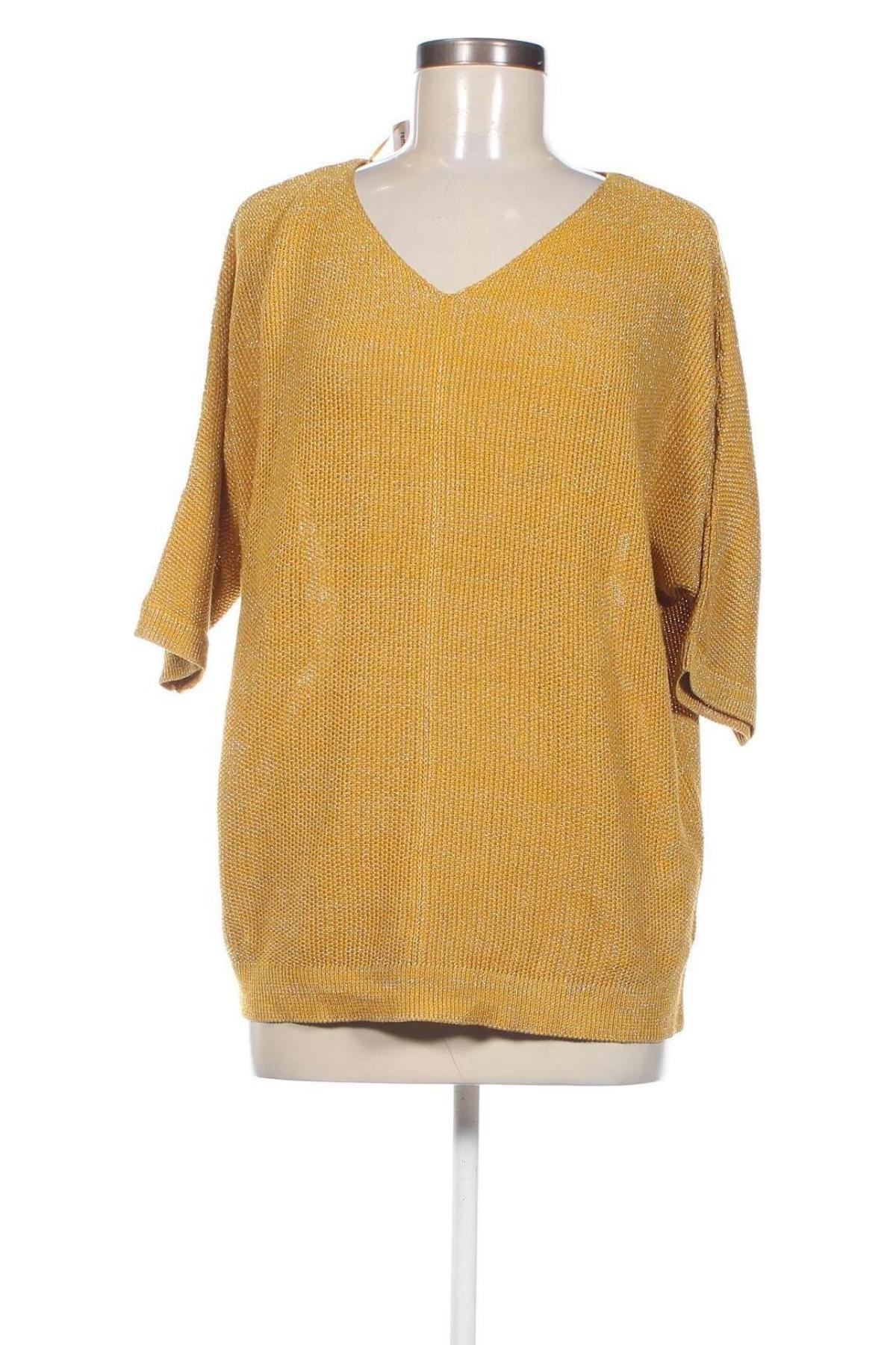 Дамски пуловер Janina, Размер XL, Цвят Жълт, Цена 4,64 лв.