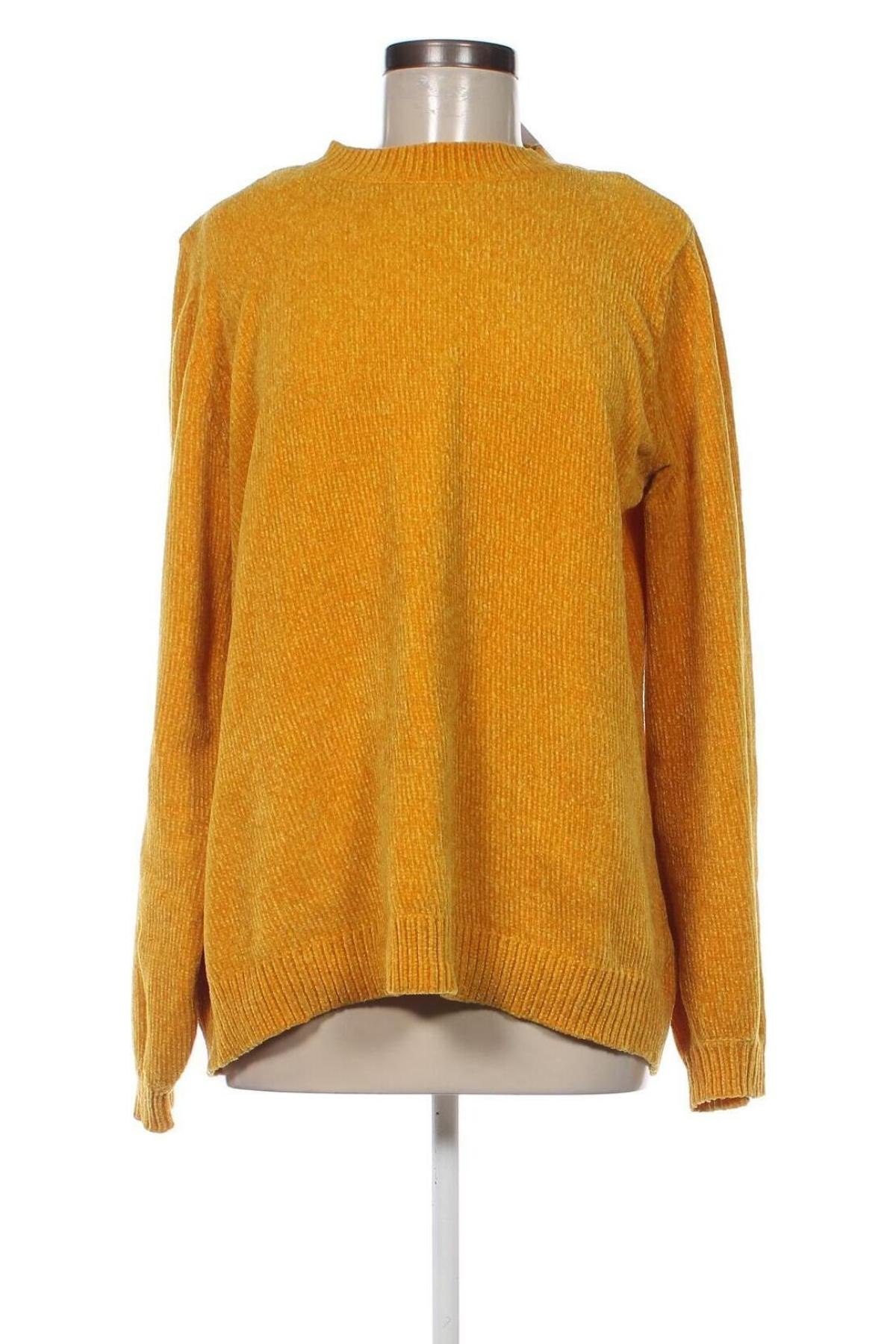 Γυναικείο πουλόβερ Janina, Μέγεθος XL, Χρώμα Κίτρινο, Τιμή 7,36 €