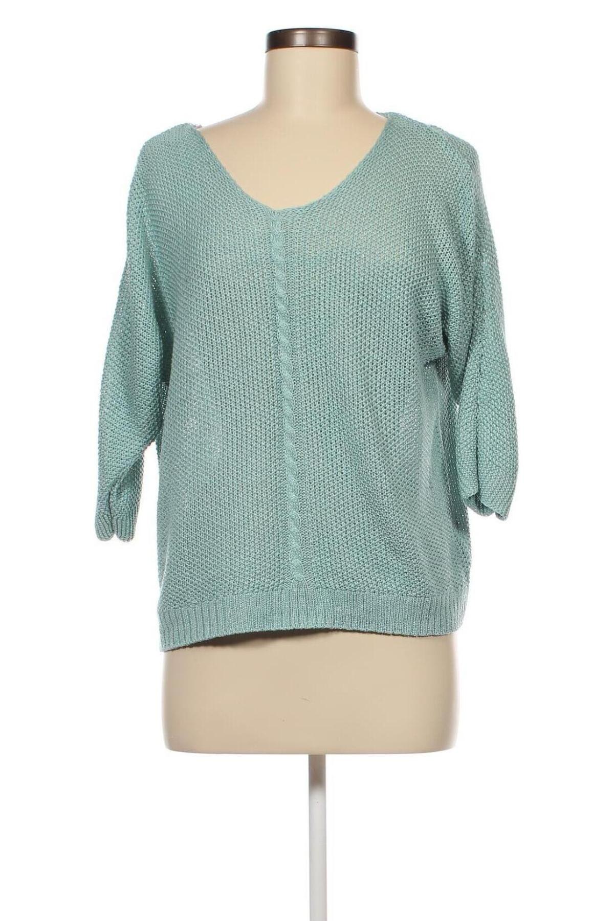 Γυναικείο πουλόβερ Jean Pascale, Μέγεθος M, Χρώμα Πράσινο, Τιμή 3,59 €