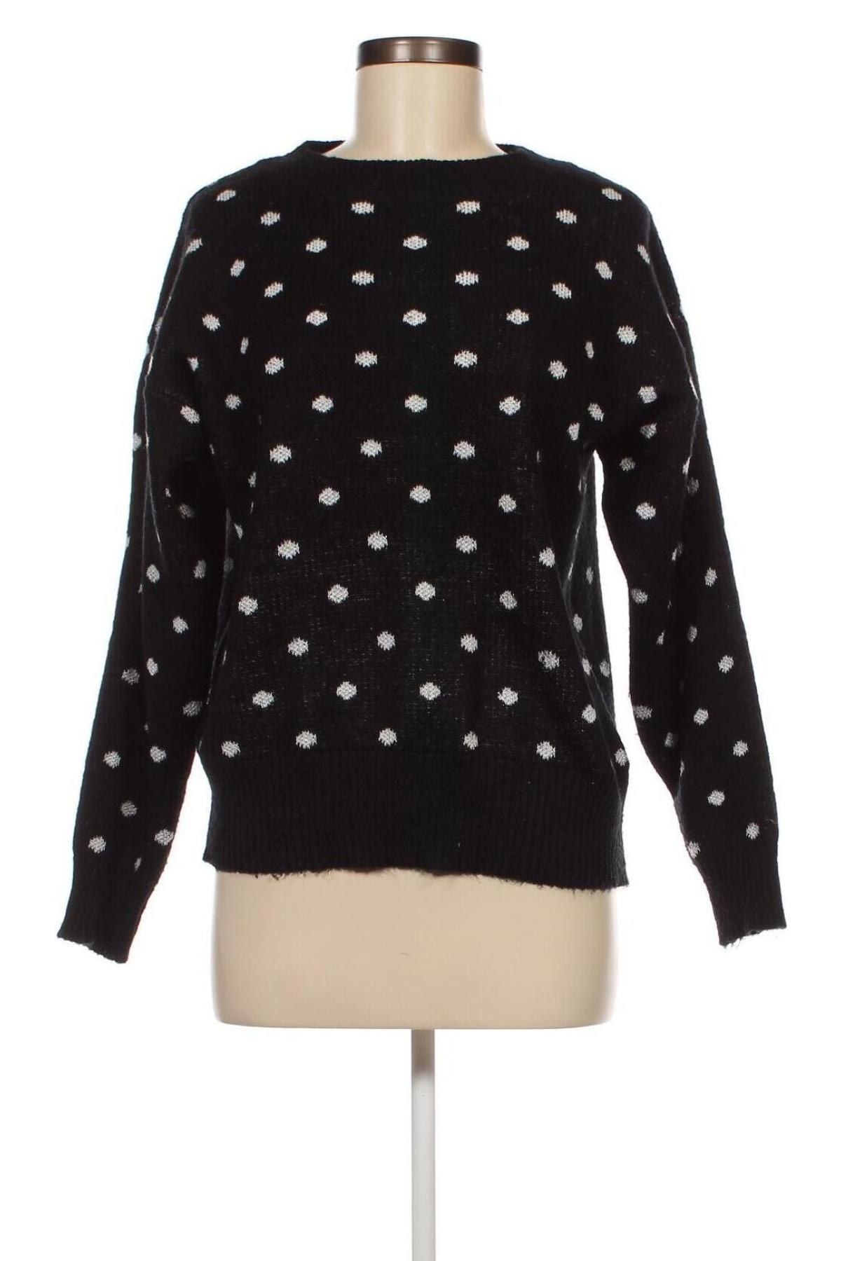 Дамски пуловер Jean Pascale, Размер M, Цвят Черен, Цена 14,80 лв.