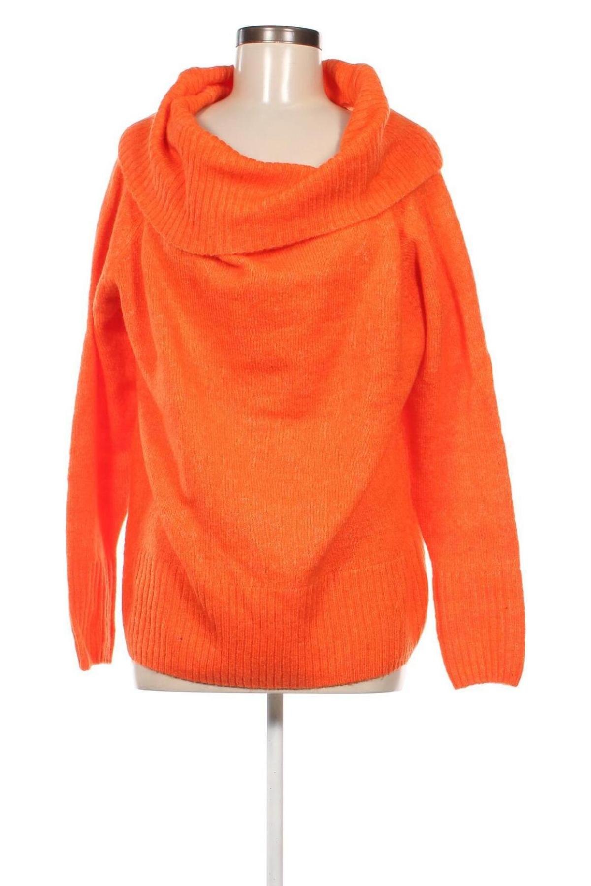 Γυναικείο πουλόβερ Jean Pascale, Μέγεθος L, Χρώμα Πορτοκαλί, Τιμή 6,64 €