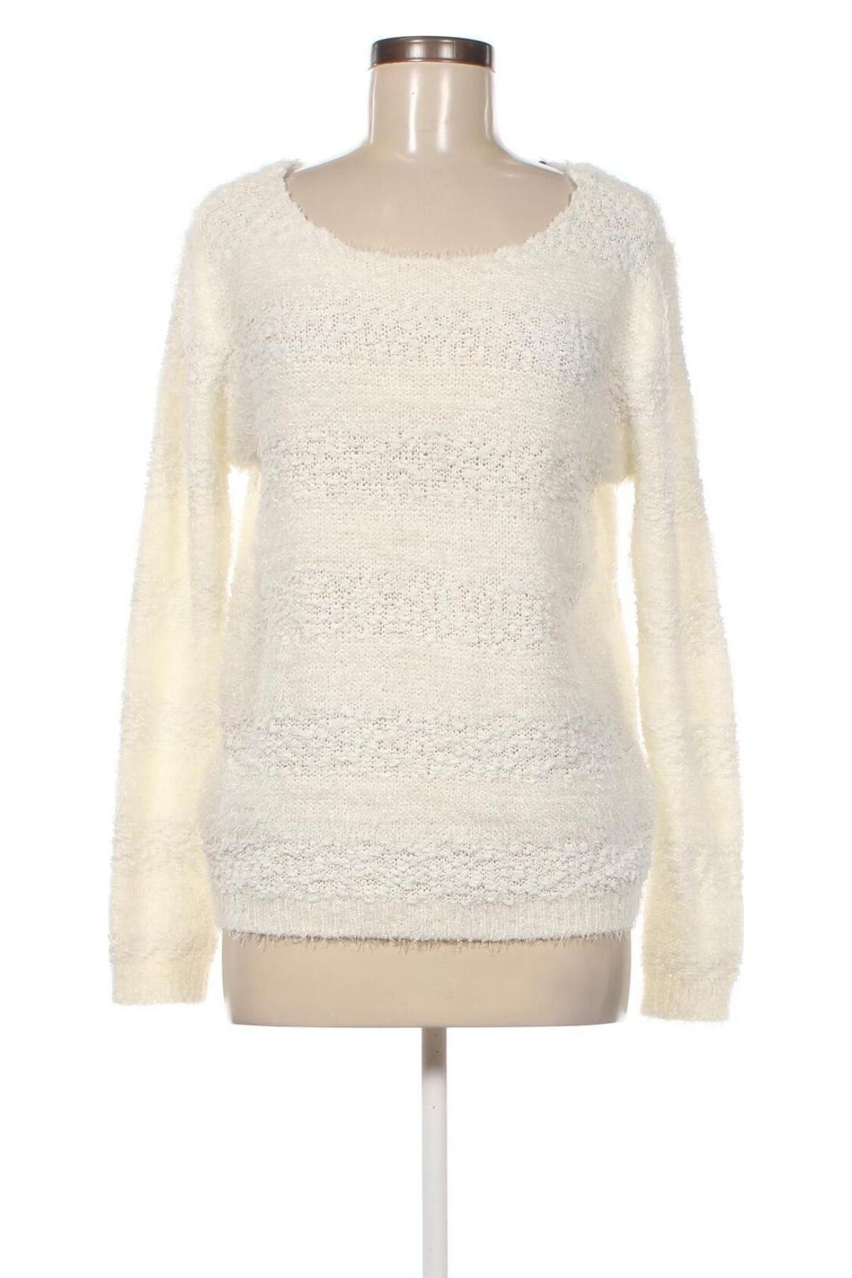 Дамски пуловер Jean Pascale, Размер S, Цвят Бял, Цена 10,44 лв.