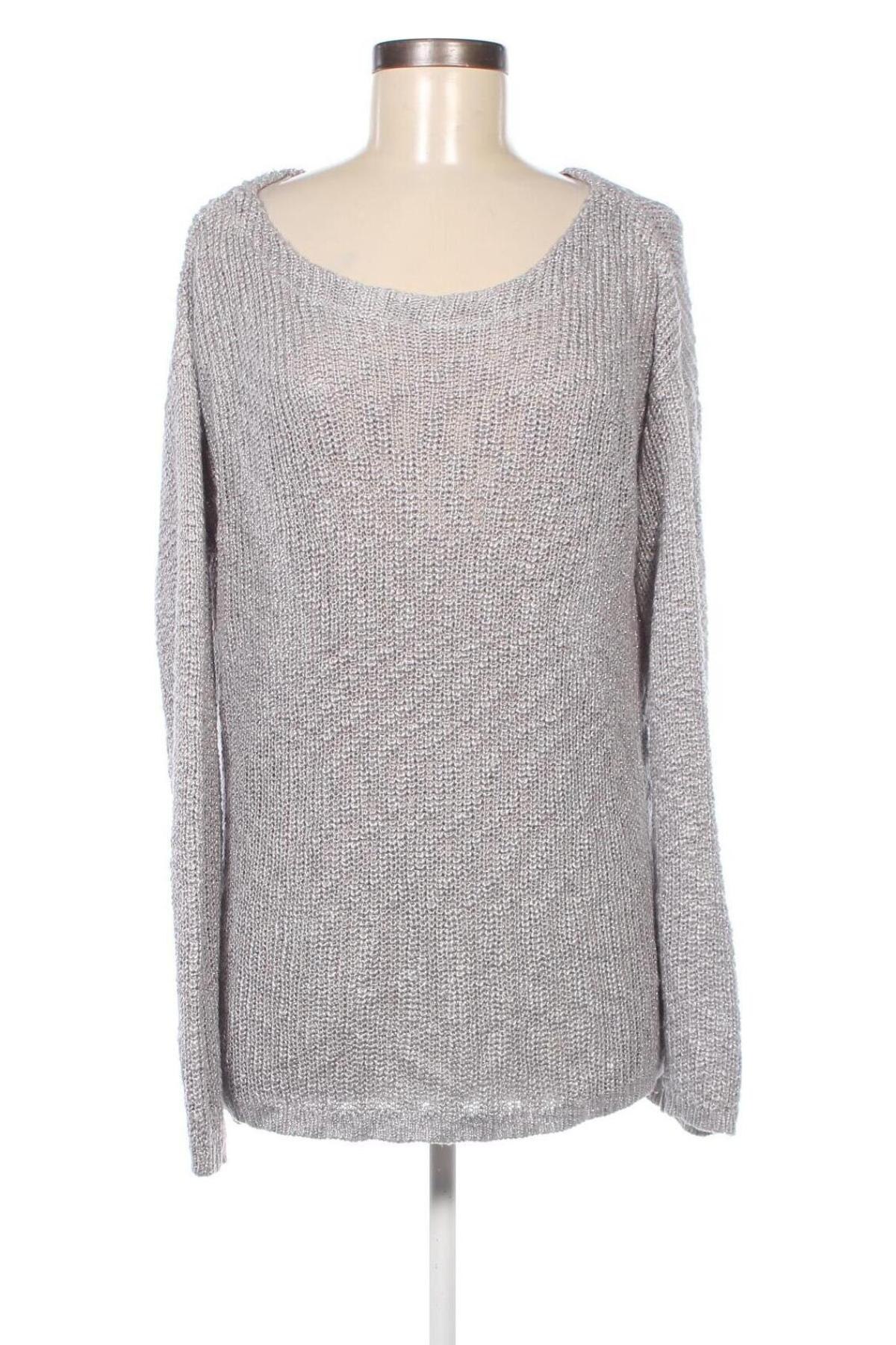 Γυναικείο πουλόβερ Jean Pascale, Μέγεθος L, Χρώμα Γκρί, Τιμή 6,64 €