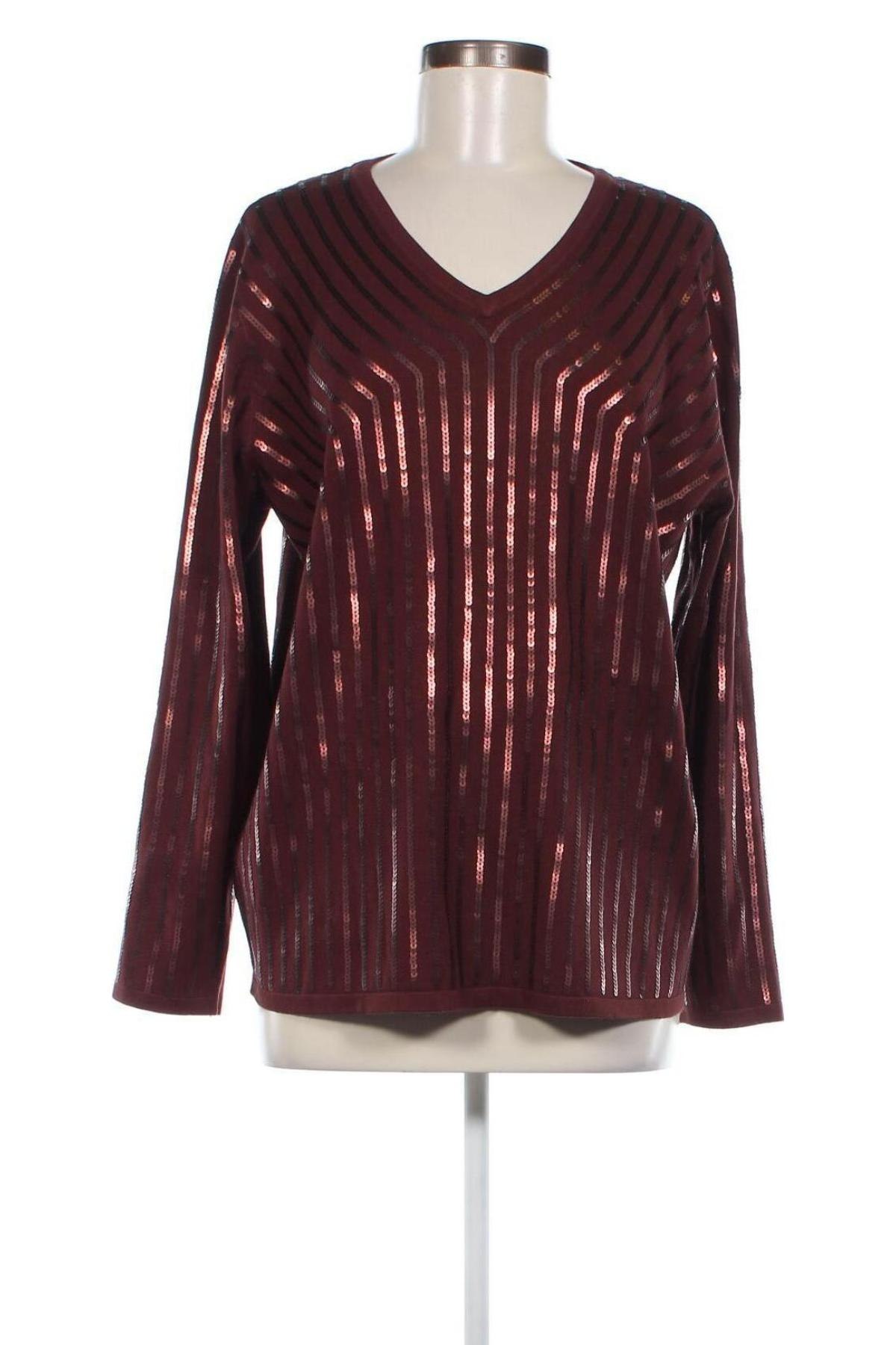 Дамски пуловер Judith Williams, Размер XL, Цвят Червен, Цена 4,66 лв.