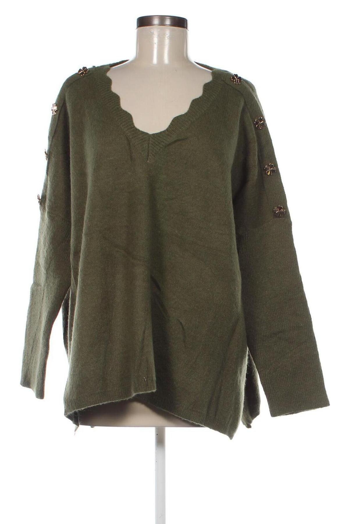 Дамски пуловер Kilky, Размер M, Цвят Зелен, Цена 7,83 лв.
