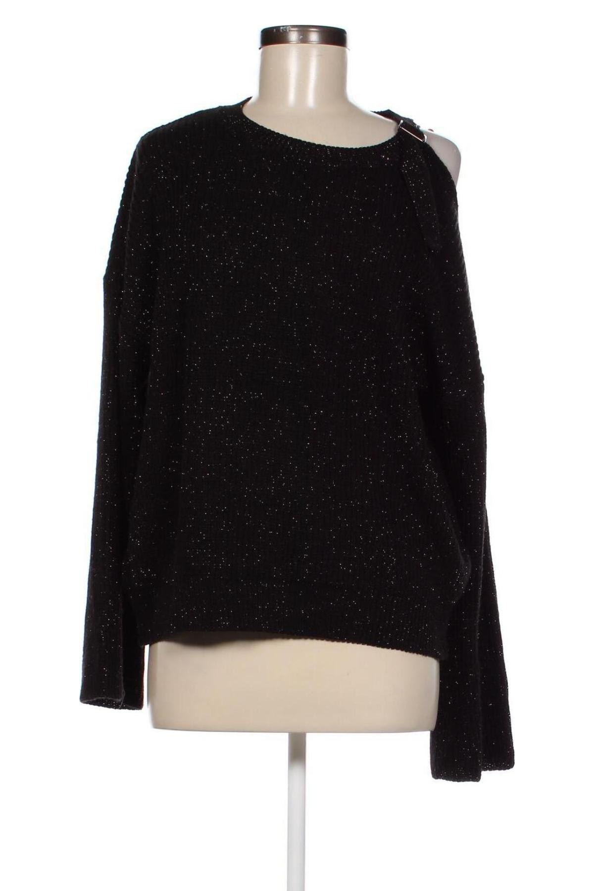 Γυναικείο πουλόβερ Koton, Μέγεθος L, Χρώμα Μαύρο, Τιμή 7,10 €