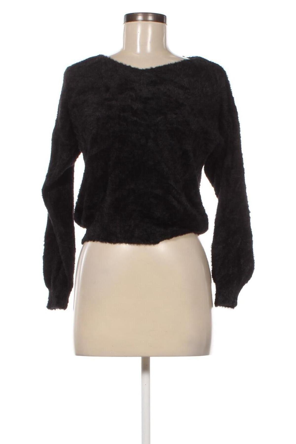 Дамски пуловер LOVY POP, Размер M, Цвят Черен, Цена 9,86 лв.