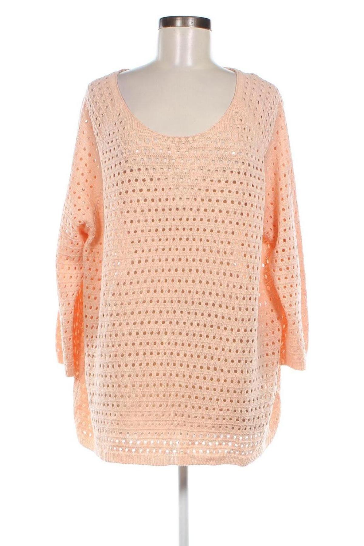 Дамски пуловер Laura T., Размер XL, Цвят Оранжев, Цена 24,39 лв.