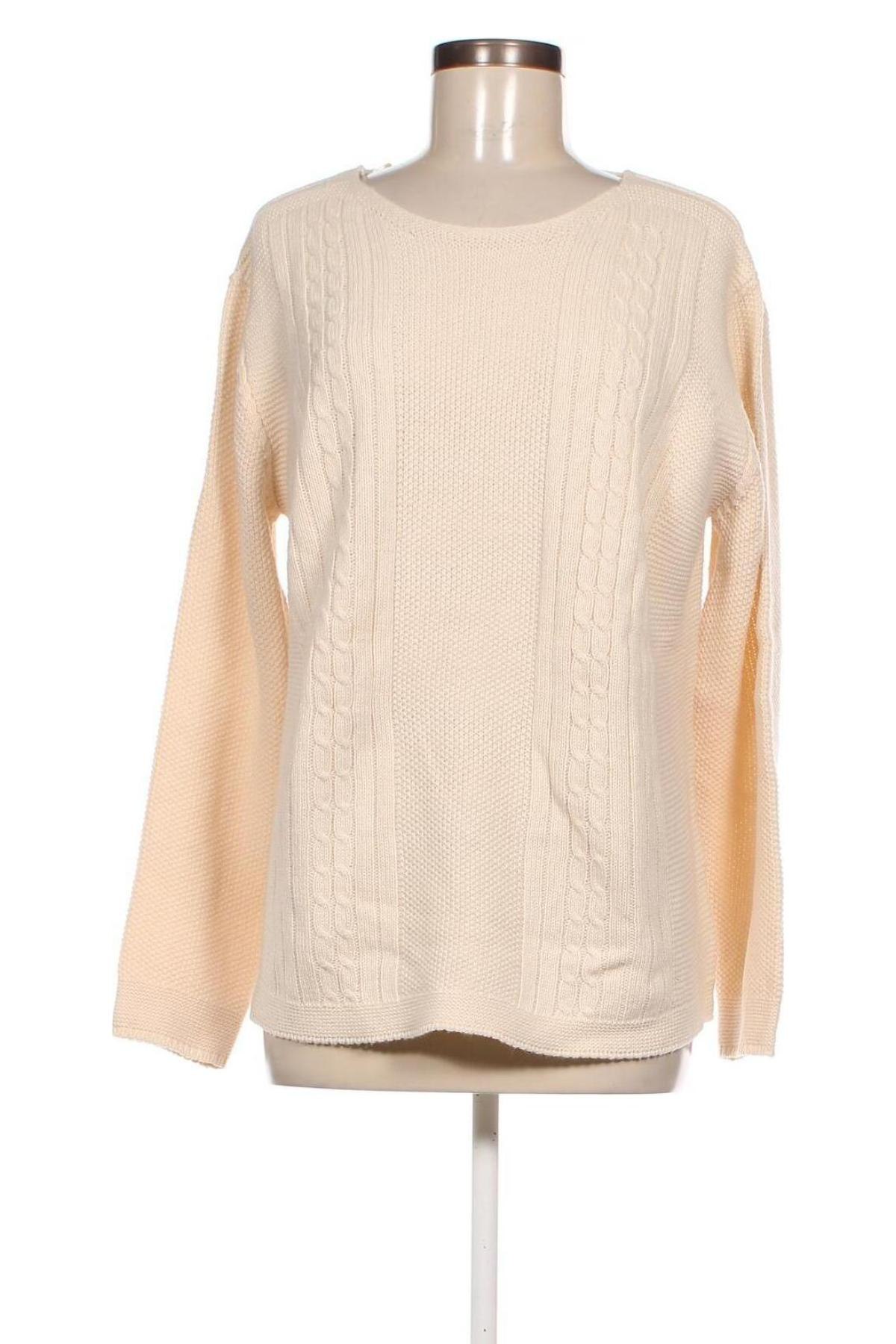 Дамски пуловер Laura Torelli, Размер XL, Цвят Бежов, Цена 7,83 лв.