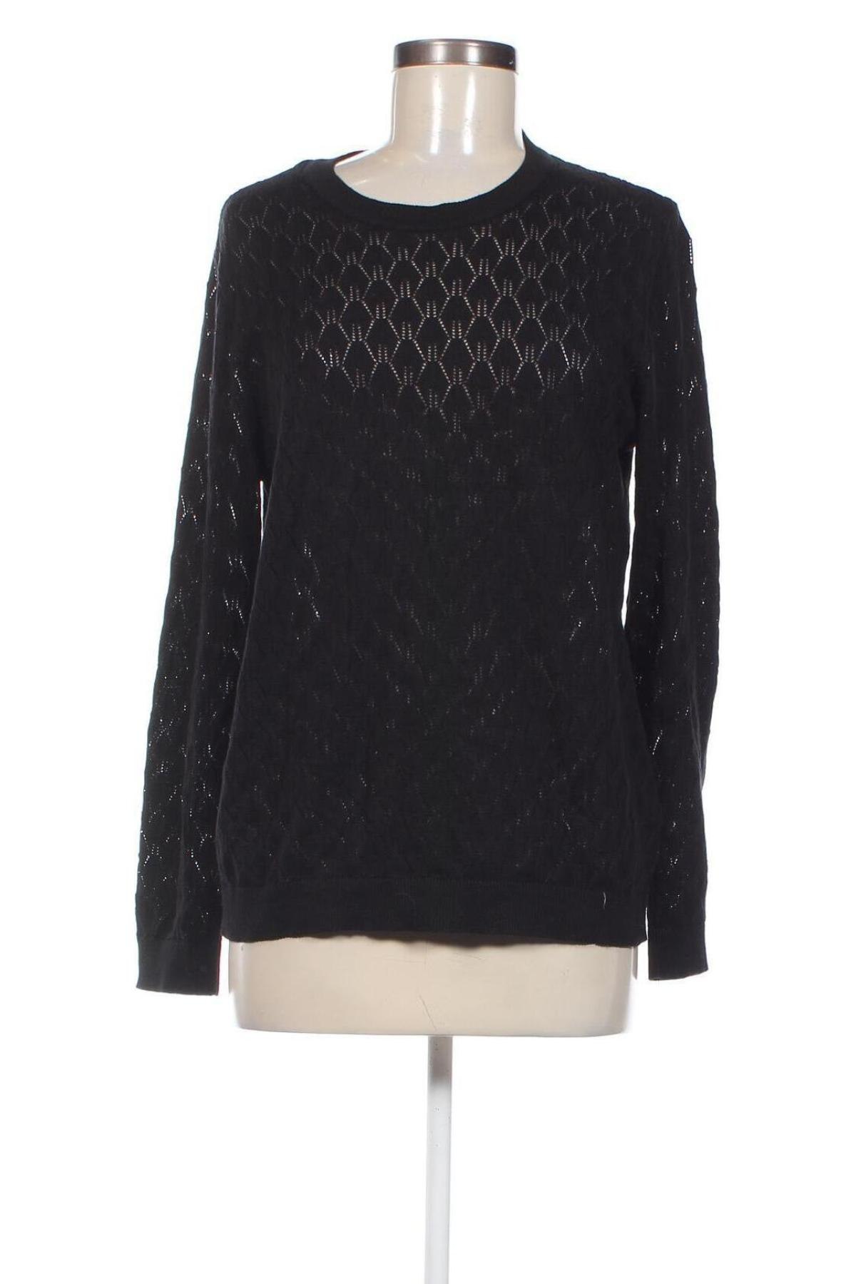 Дамски пуловер Laura Torelli, Размер M, Цвят Черен, Цена 5,22 лв.