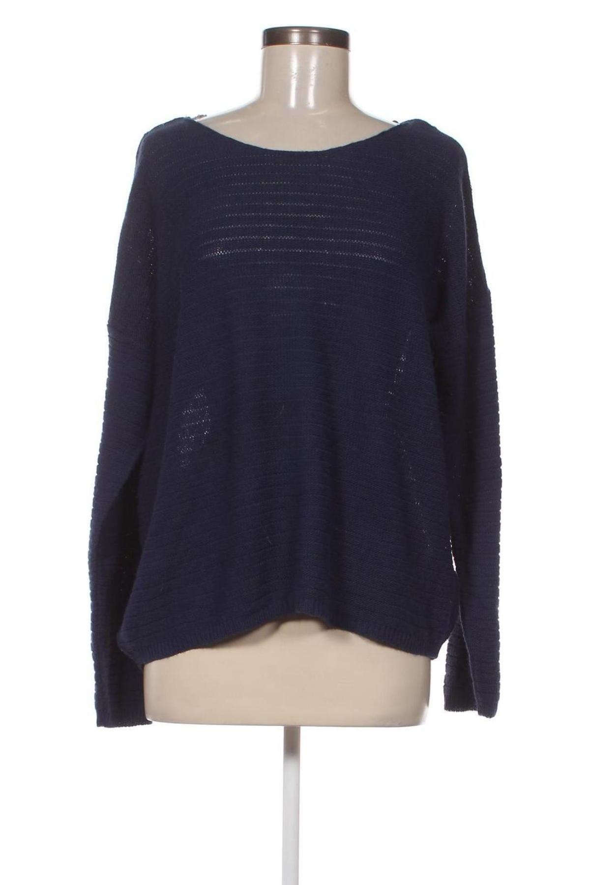 Дамски пуловер Laura Torelli, Размер L, Цвят Син, Цена 4,35 лв.