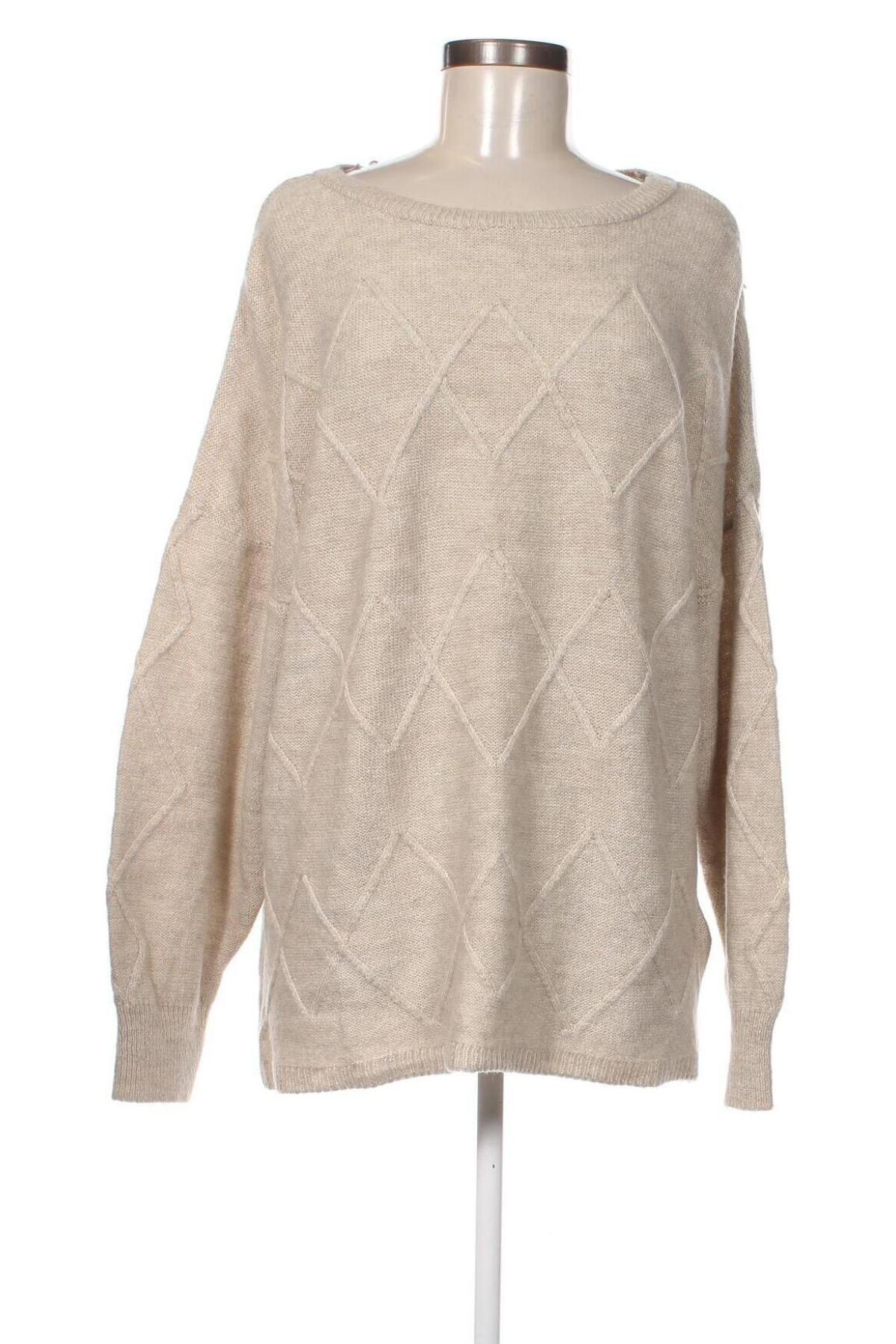 Damenpullover Laura Torelli, Größe M, Farbe Beige, Preis € 7,49