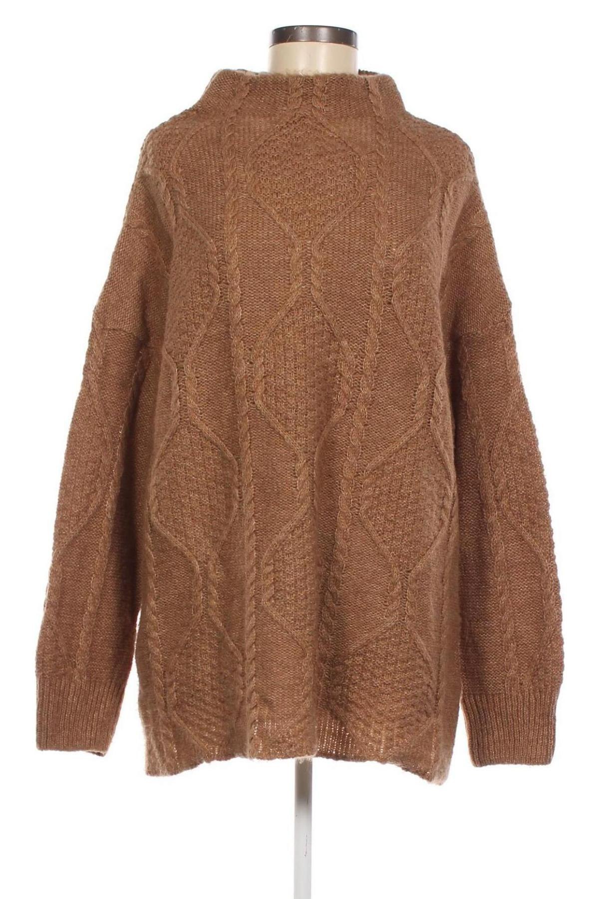 Γυναικείο πουλόβερ Laura Torelli, Μέγεθος XL, Χρώμα Καφέ, Τιμή 17,94 €