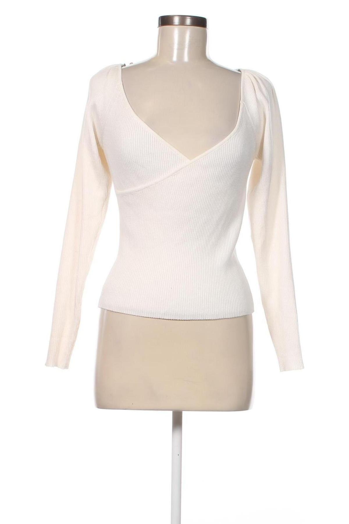 Γυναικείο πουλόβερ Lindex, Μέγεθος M, Χρώμα Λευκό, Τιμή 8,07 €