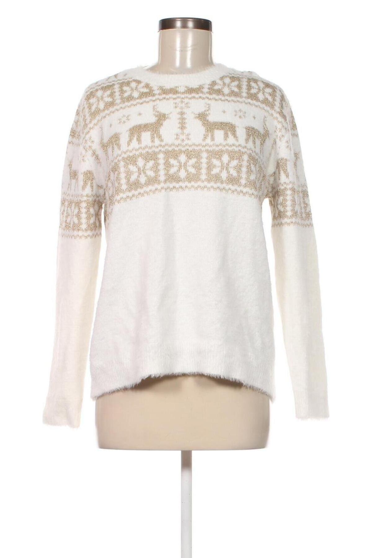 Дамски пуловер Lola Liza, Размер L, Цвят Бял, Цена 5,25 лв.