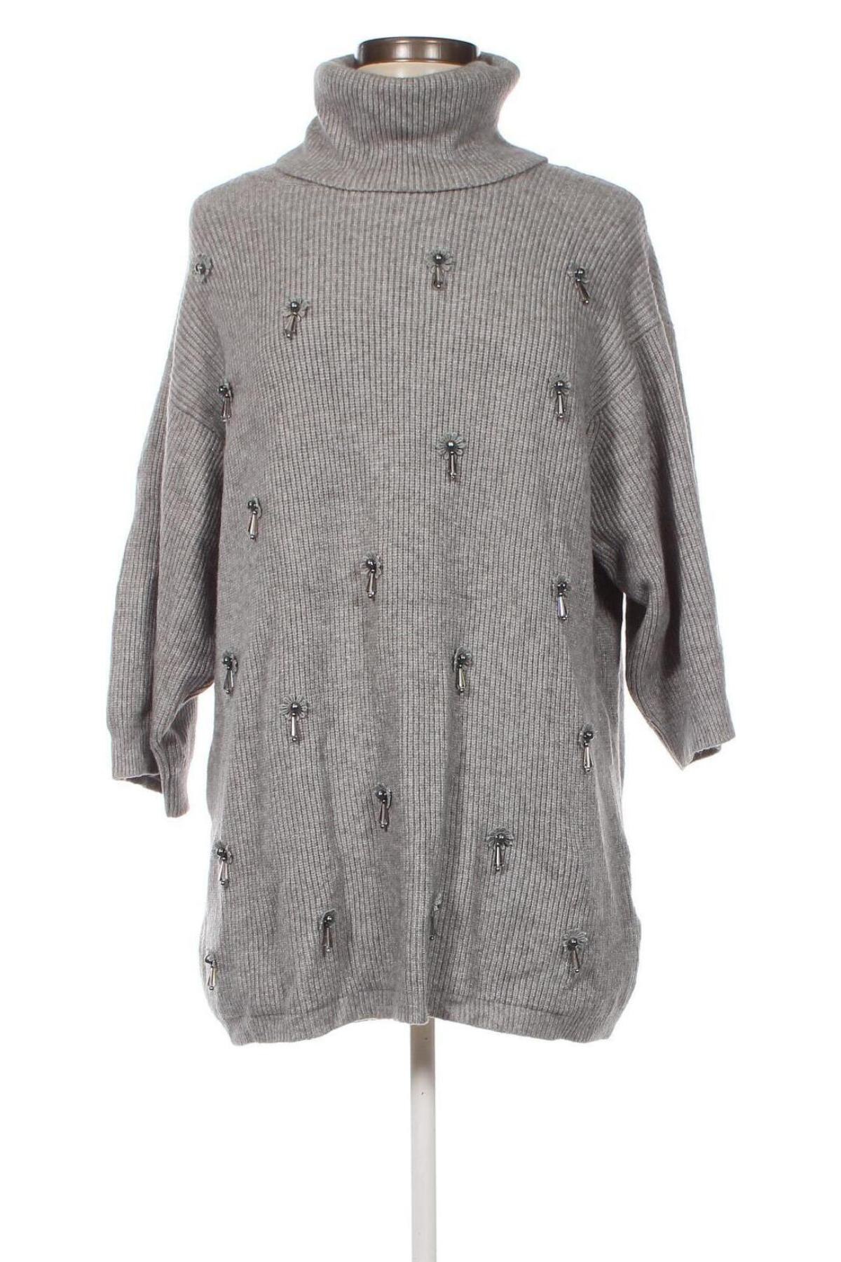 Γυναικείο πουλόβερ Louise Orop, Μέγεθος M, Χρώμα Γκρί, Τιμή 3,59 €