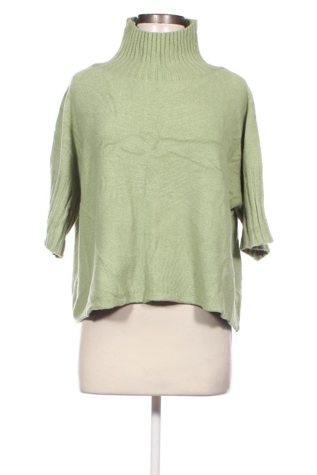 Γυναικείο πουλόβερ Made In Italy, Μέγεθος M, Χρώμα Πράσινο, Τιμή 5,92 €