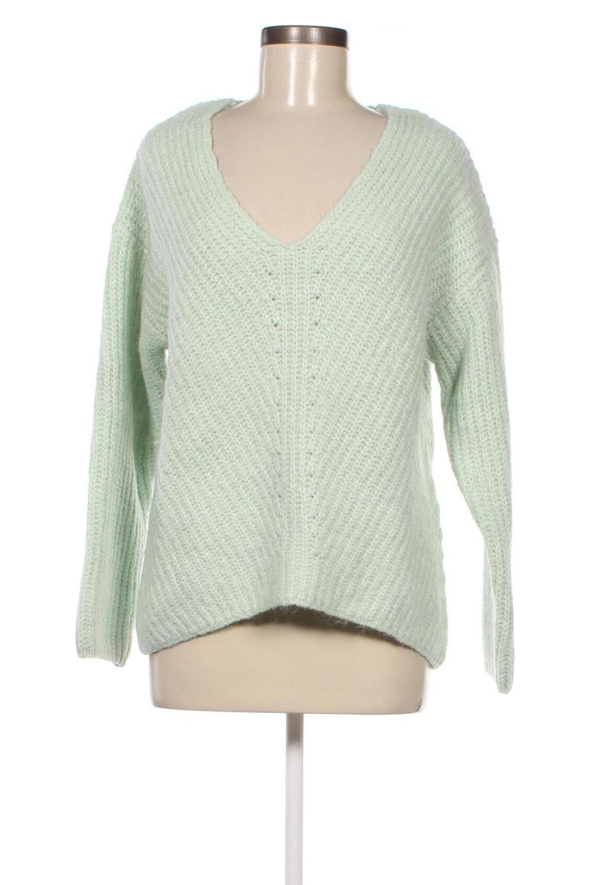 Дамски пуловер Mango, Размер S, Цвят Зелен, Цена 11,04 лв.