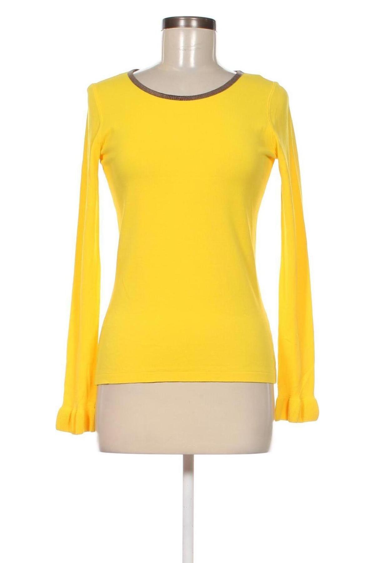 Γυναικείο πουλόβερ Marc Cain, Μέγεθος S, Χρώμα Κίτρινο, Τιμή 48,84 €