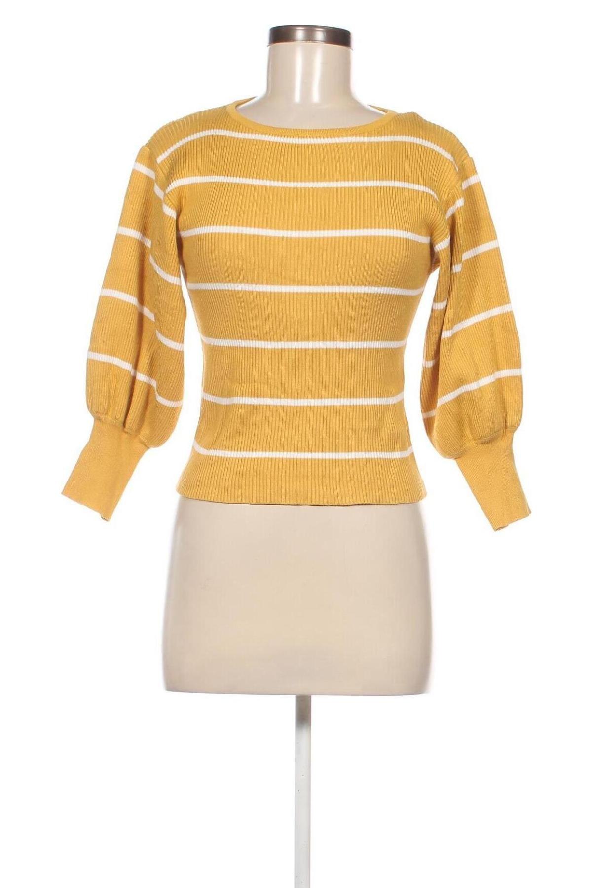 Дамски пуловер Miss Valley, Размер M, Цвят Жълт, Цена 6,67 лв.