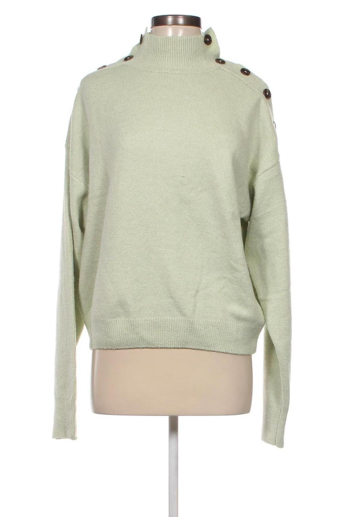 Дамски пуловер NA-KD, Размер S, Цвят Зелен, Цена 8,05 лв.