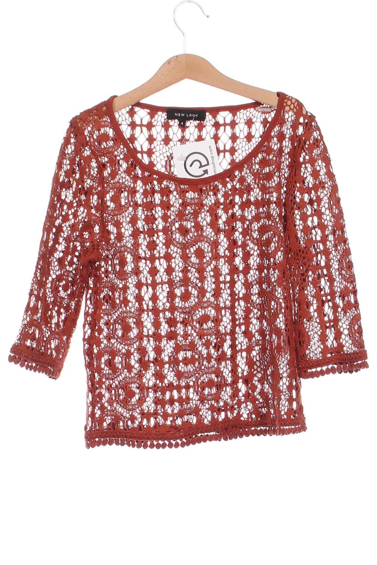 Дамски пуловер New Look, Размер XS, Цвят Кафяв, Цена 6,67 лв.