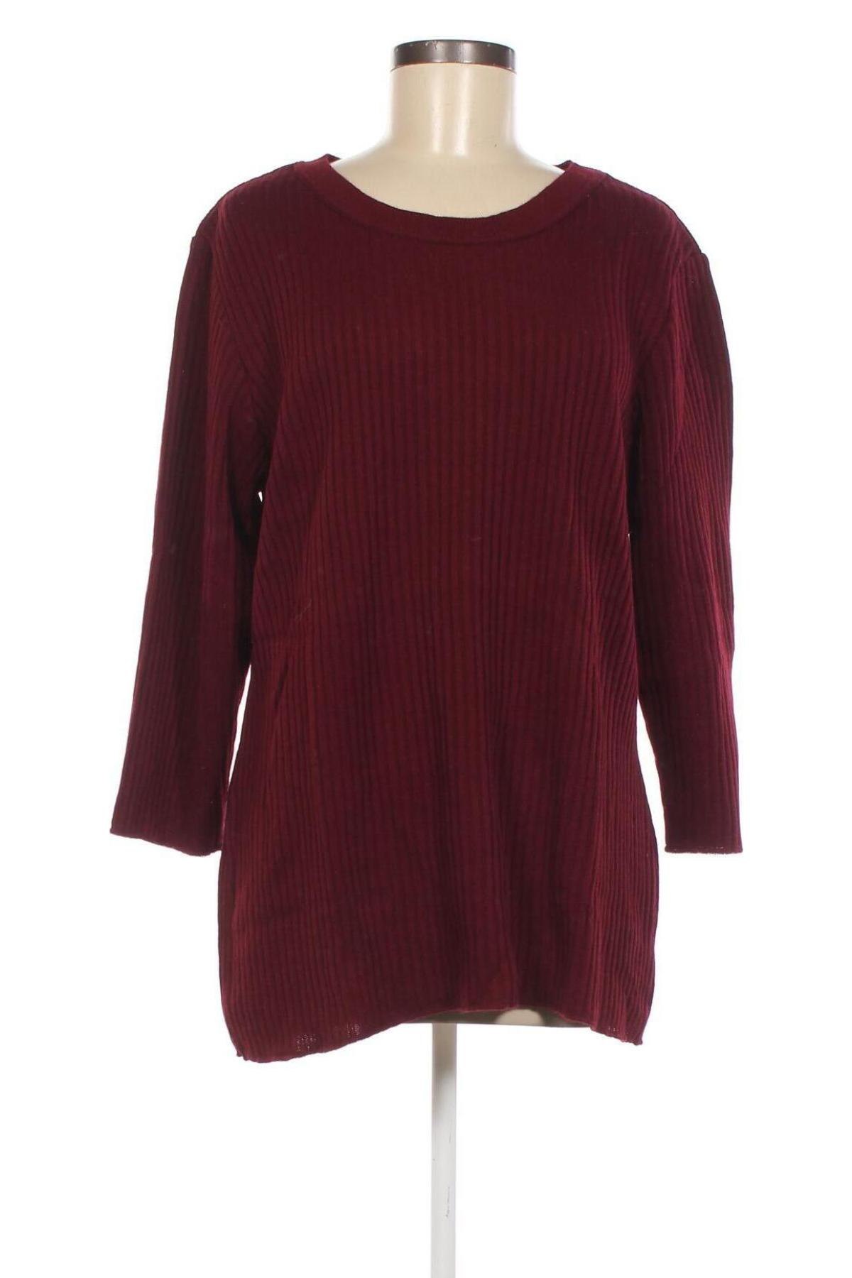Γυναικείο πουλόβερ Nina Leonard, Μέγεθος XL, Χρώμα Κόκκινο, Τιμή 8,97 €