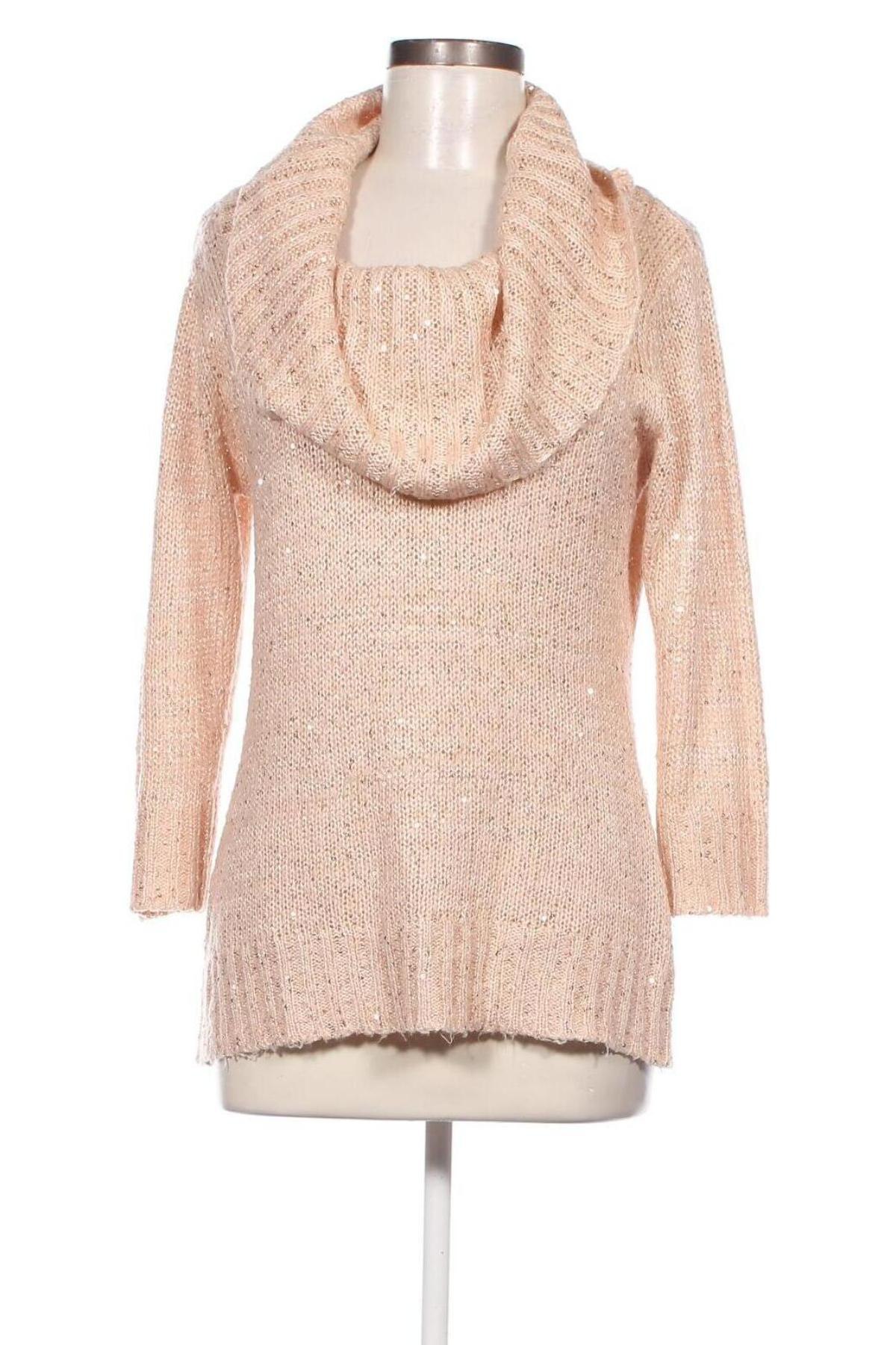 Дамски пуловер Ny Collection, Размер M, Цвят Бежов, Цена 34,86 лв.