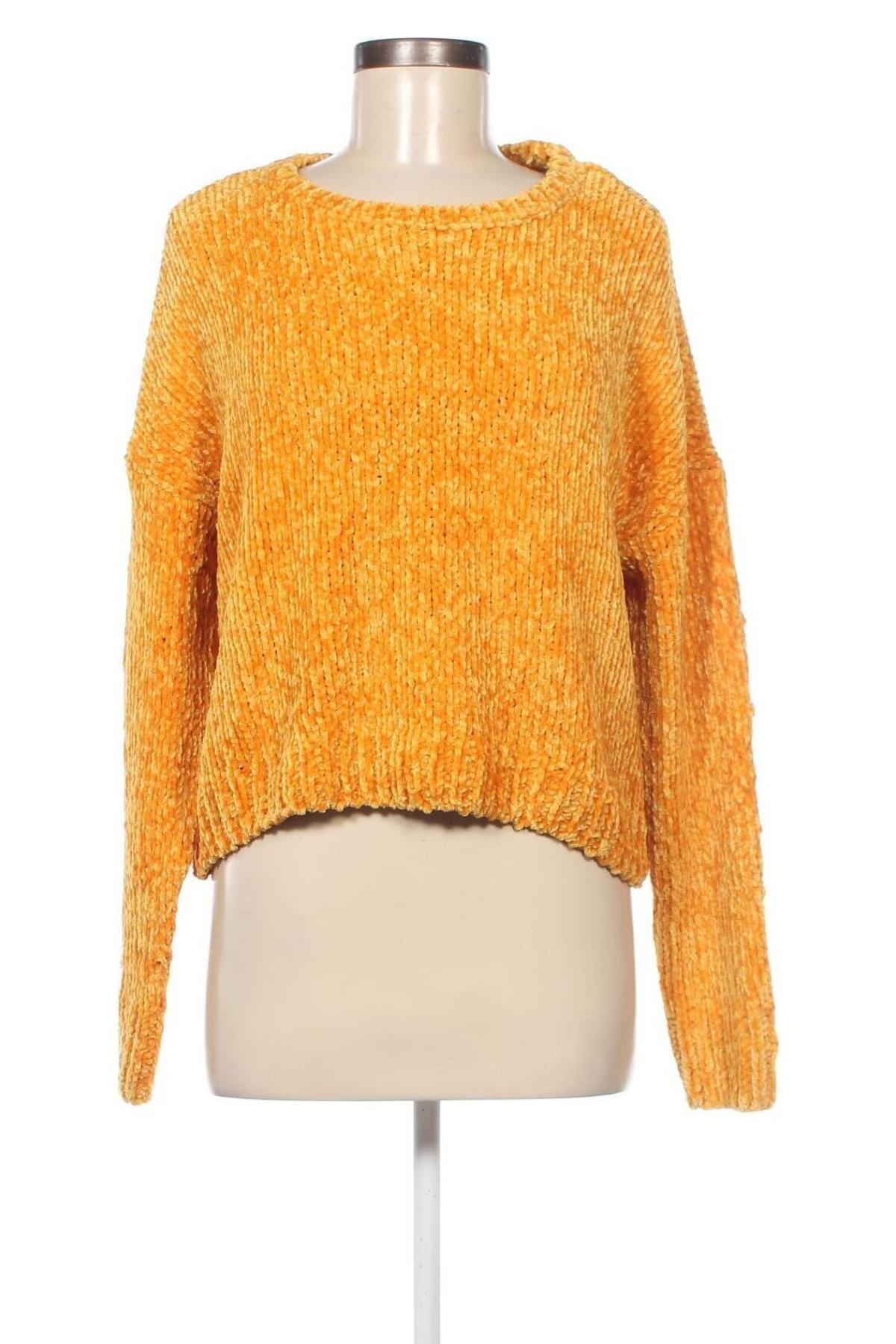 Дамски пуловер ONLY, Размер L, Цвят Жълт, Цена 30,78 лв.