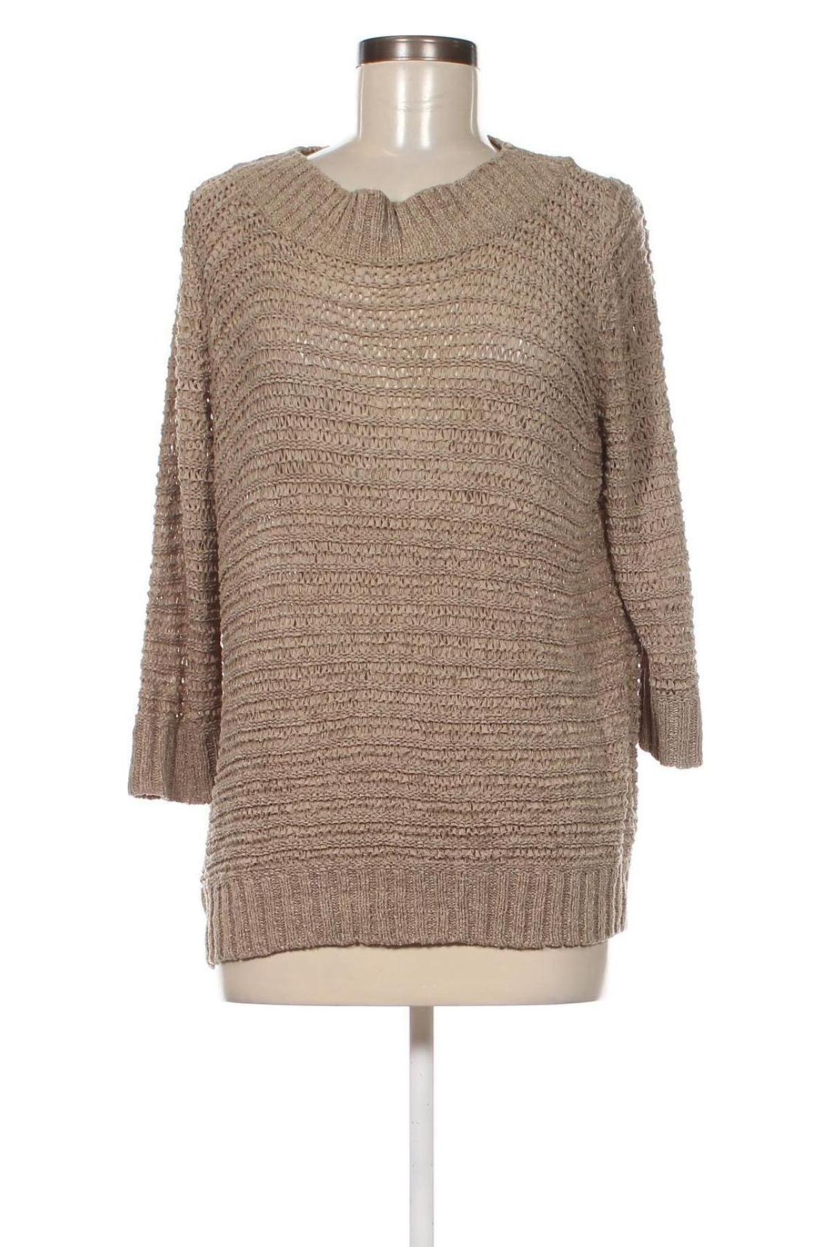 Γυναικείο πουλόβερ Oui, Μέγεθος M, Χρώμα  Μπέζ, Τιμή 19,30 €