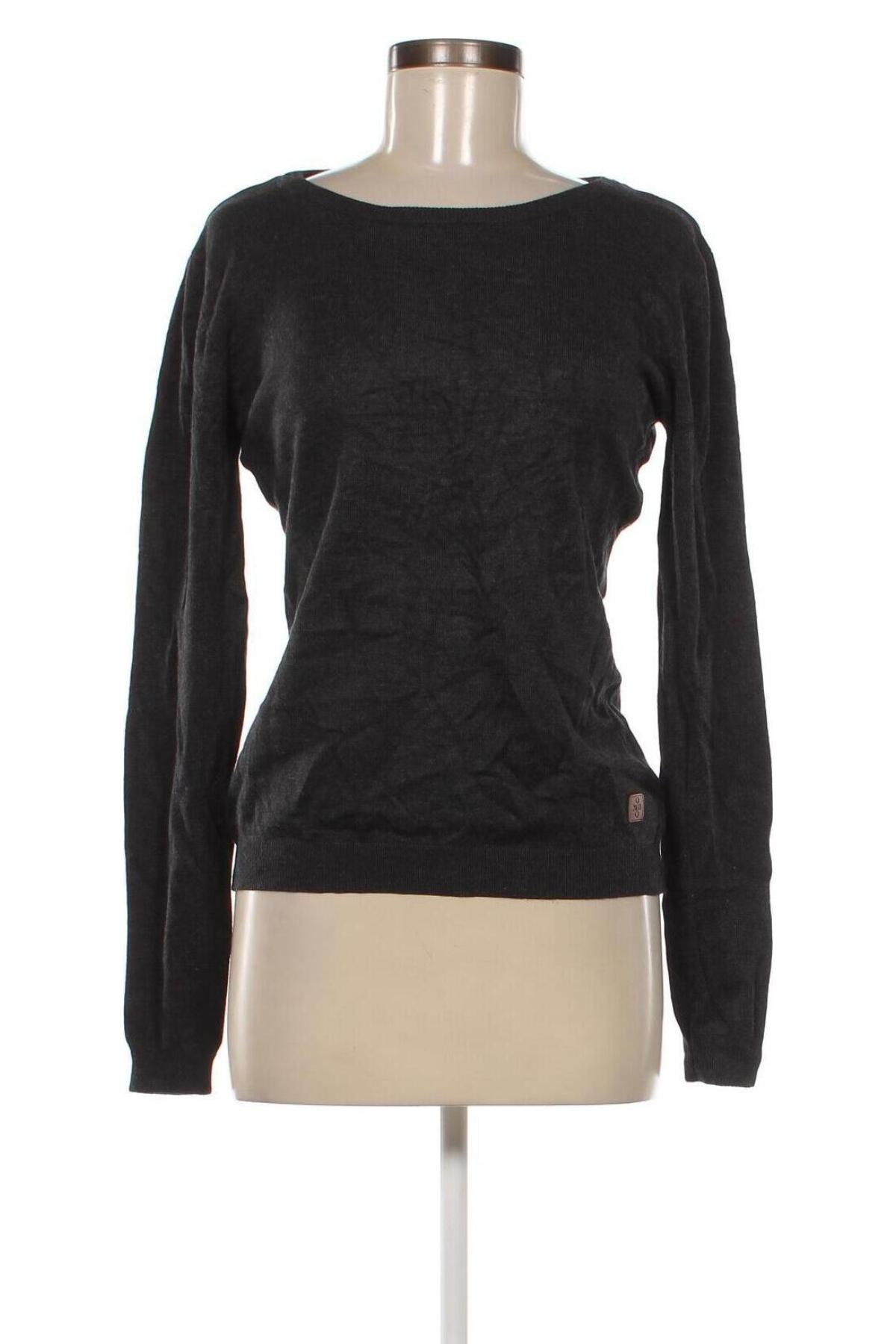 Γυναικείο πουλόβερ Oxmo, Μέγεθος M, Χρώμα Γκρί, Τιμή 8,07 €