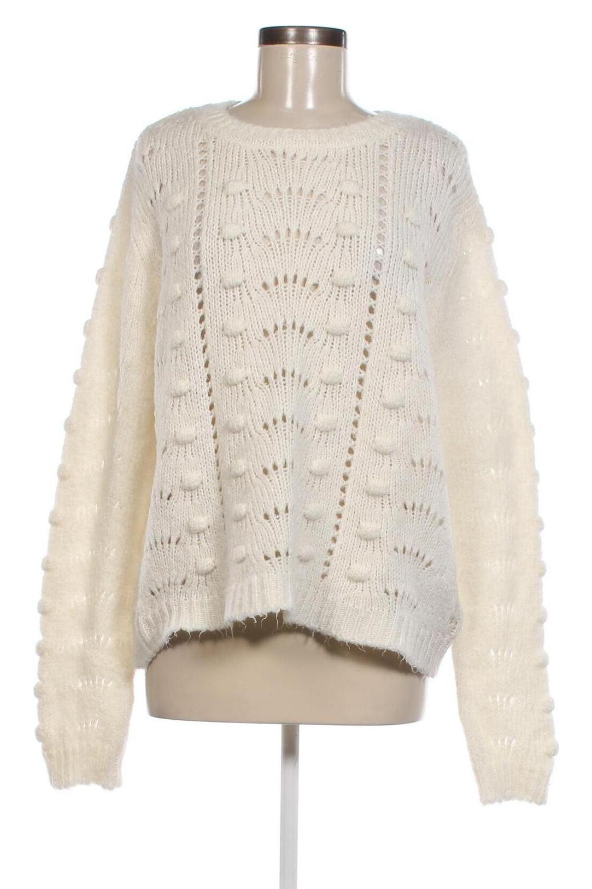 Γυναικείο πουλόβερ Primark, Μέγεθος XL, Χρώμα Λευκό, Τιμή 17,94 €