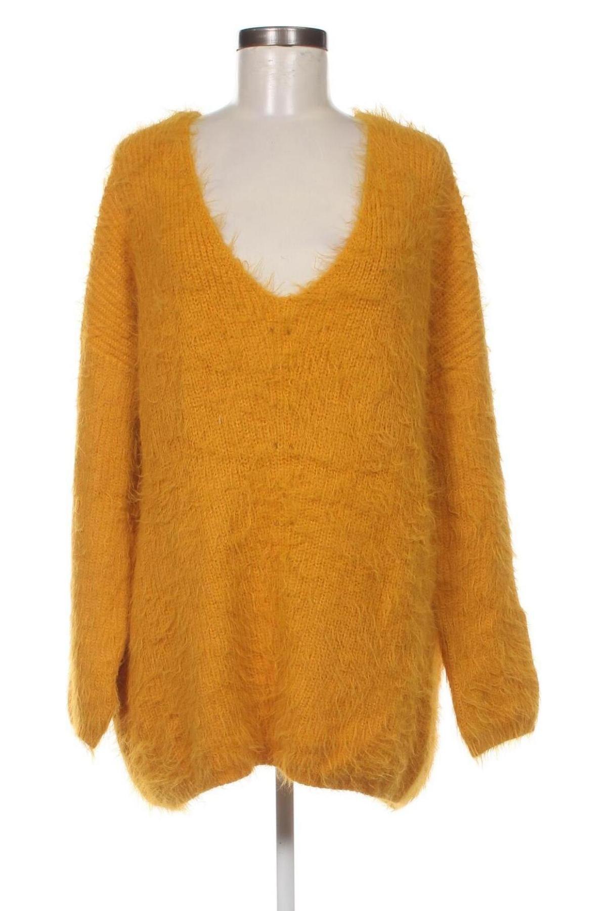 Дамски пуловер Primark, Размер XL, Цвят Жълт, Цена 14,50 лв.