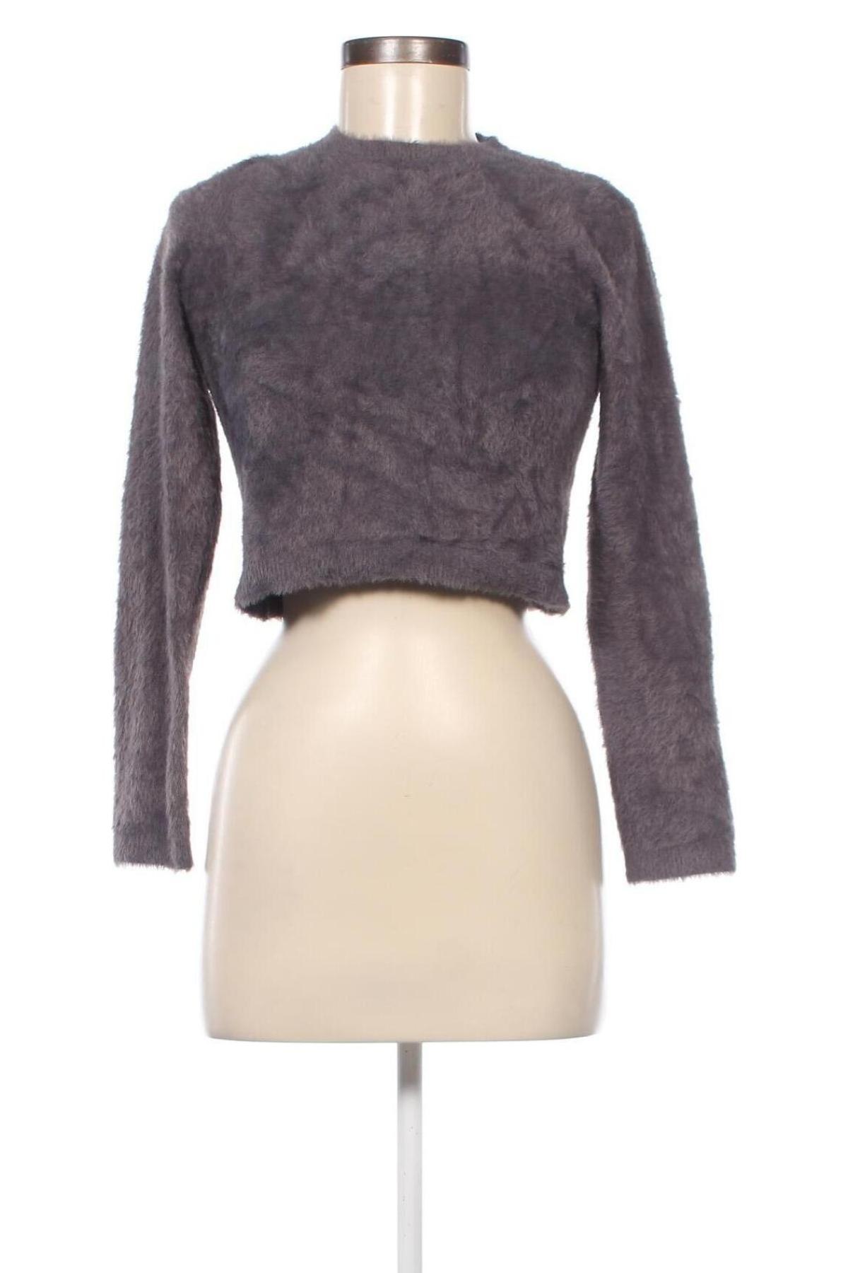 Γυναικείο πουλόβερ Pull&Bear, Μέγεθος S, Χρώμα Γκρί, Τιμή 8,07 €