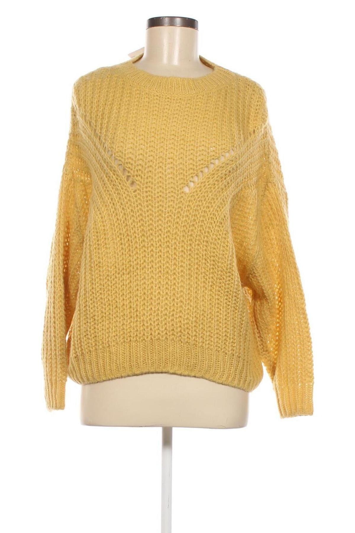 Γυναικείο πουλόβερ Review, Μέγεθος XS, Χρώμα Κίτρινο, Τιμή 8,52 €