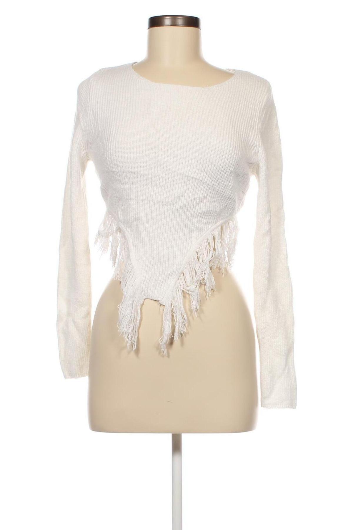 Γυναικείο πουλόβερ SHEIN, Μέγεθος S, Χρώμα Λευκό, Τιμή 7,18 €