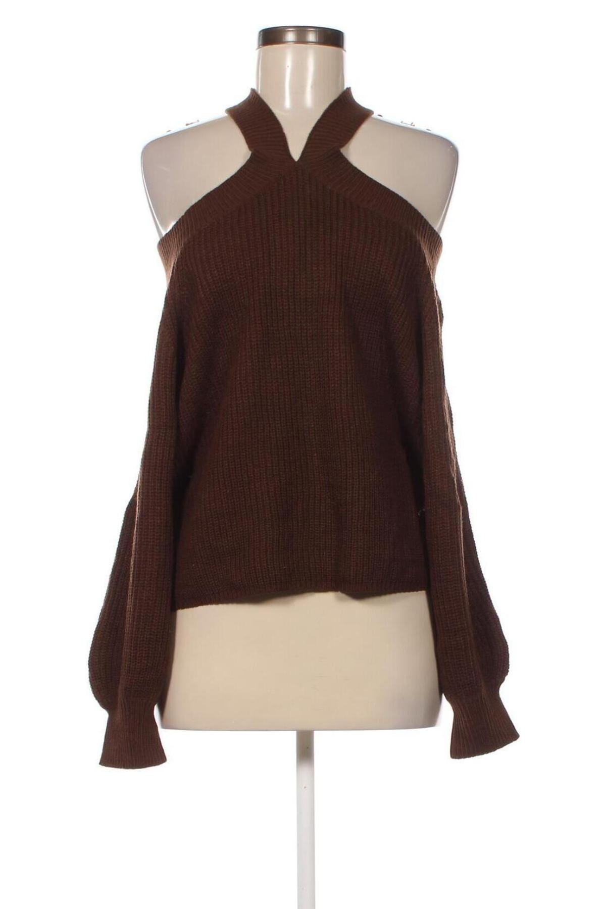 Дамски пуловер SHEIN, Размер L, Цвят Кафяв, Цена 12,60 лв.