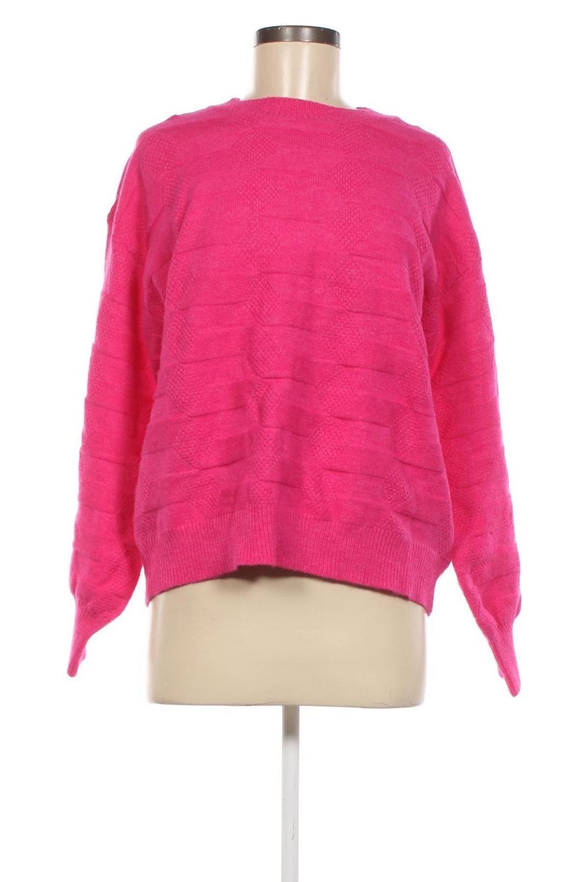 Pulover de femei SHEIN, Mărime L, Culoare Roz, Preț 31,48 Lei