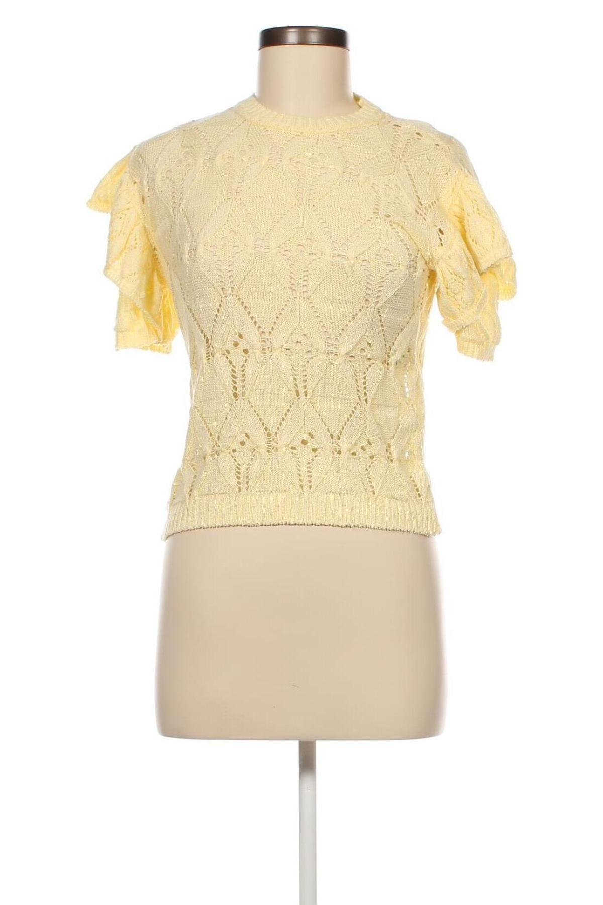 Дамски пуловер Sea, Размер M, Цвят Жълт, Цена 4,64 лв.