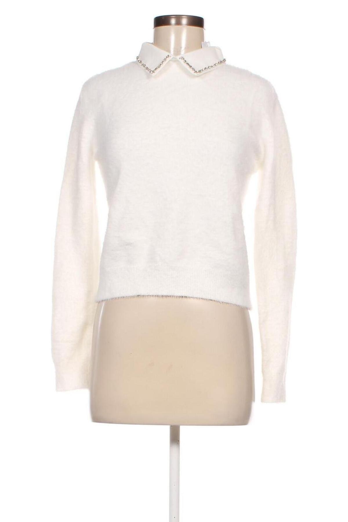 Damenpullover Sinsay, Größe S, Farbe Weiß, Preis € 8,71