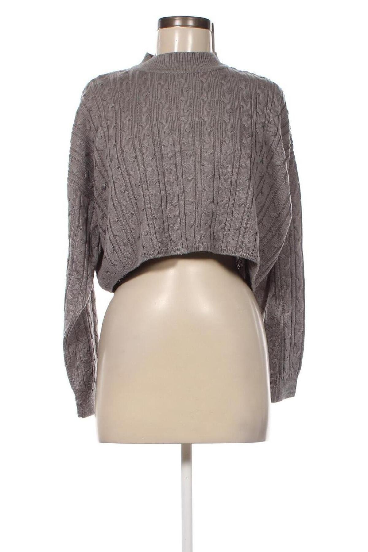 Дамски пуловер Tally Weijl, Размер L, Цвят Сив, Цена 8,12 лв.