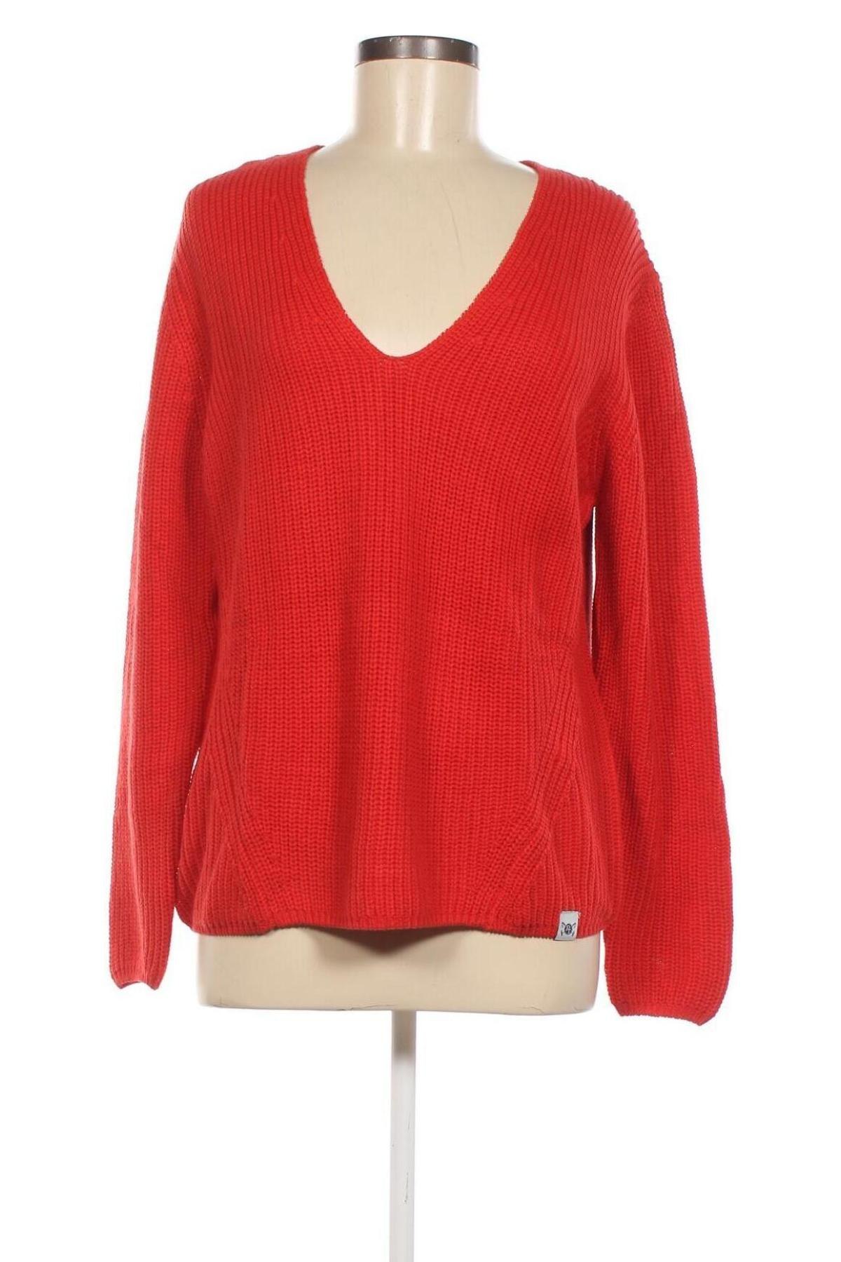 Дамски пуловер Tom Tailor, Размер S, Цвят Червен, Цена 16,53 лв.