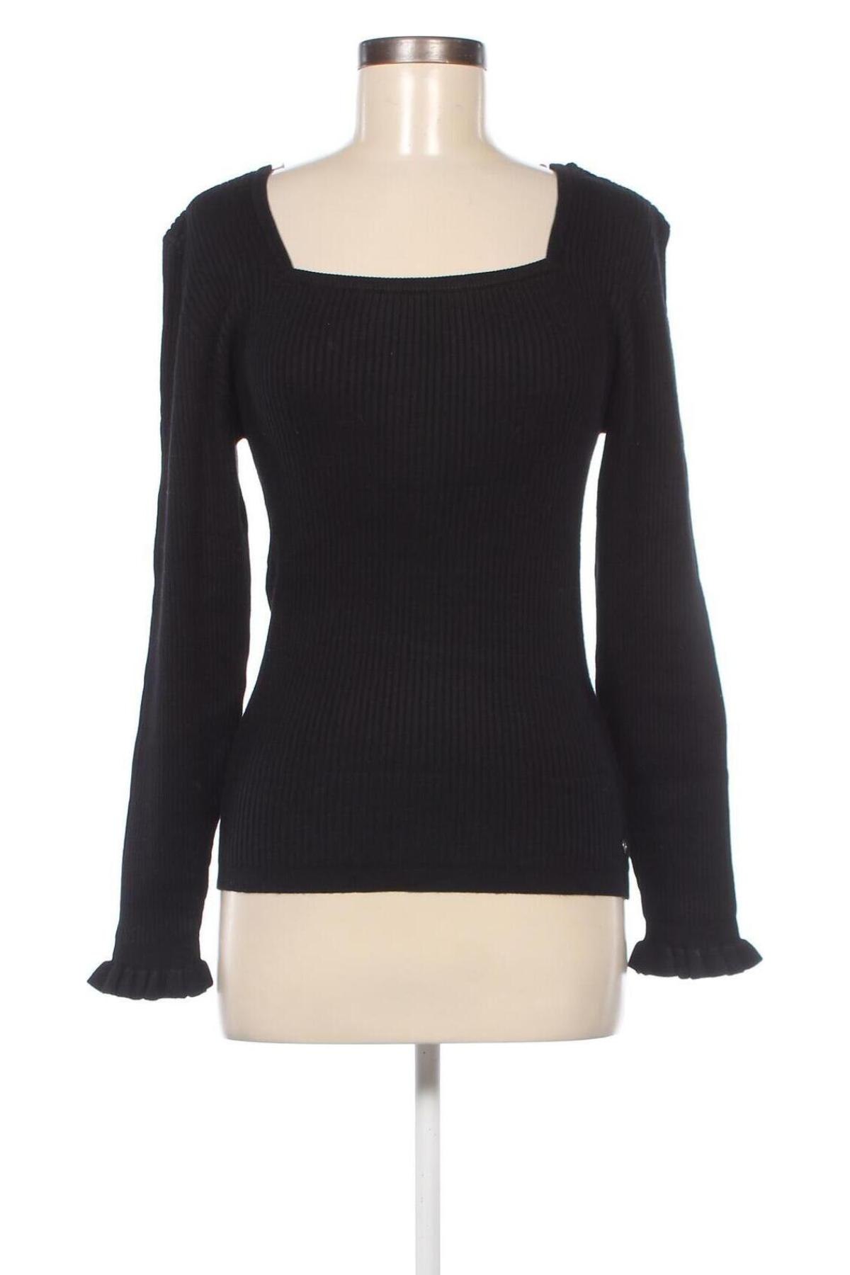 Γυναικείο πουλόβερ Tom Tailor, Μέγεθος XL, Χρώμα Μαύρο, Τιμή 8,07 €