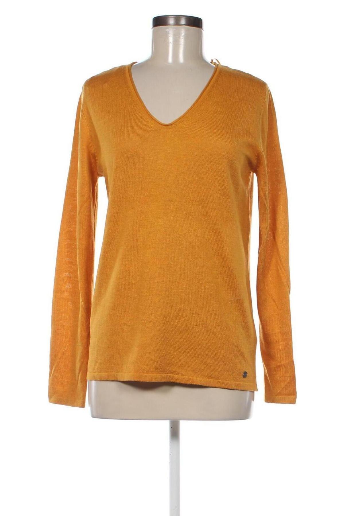 Дамски пуловер Tom Tailor, Размер M, Цвят Жълт, Цена 35,00 лв.
