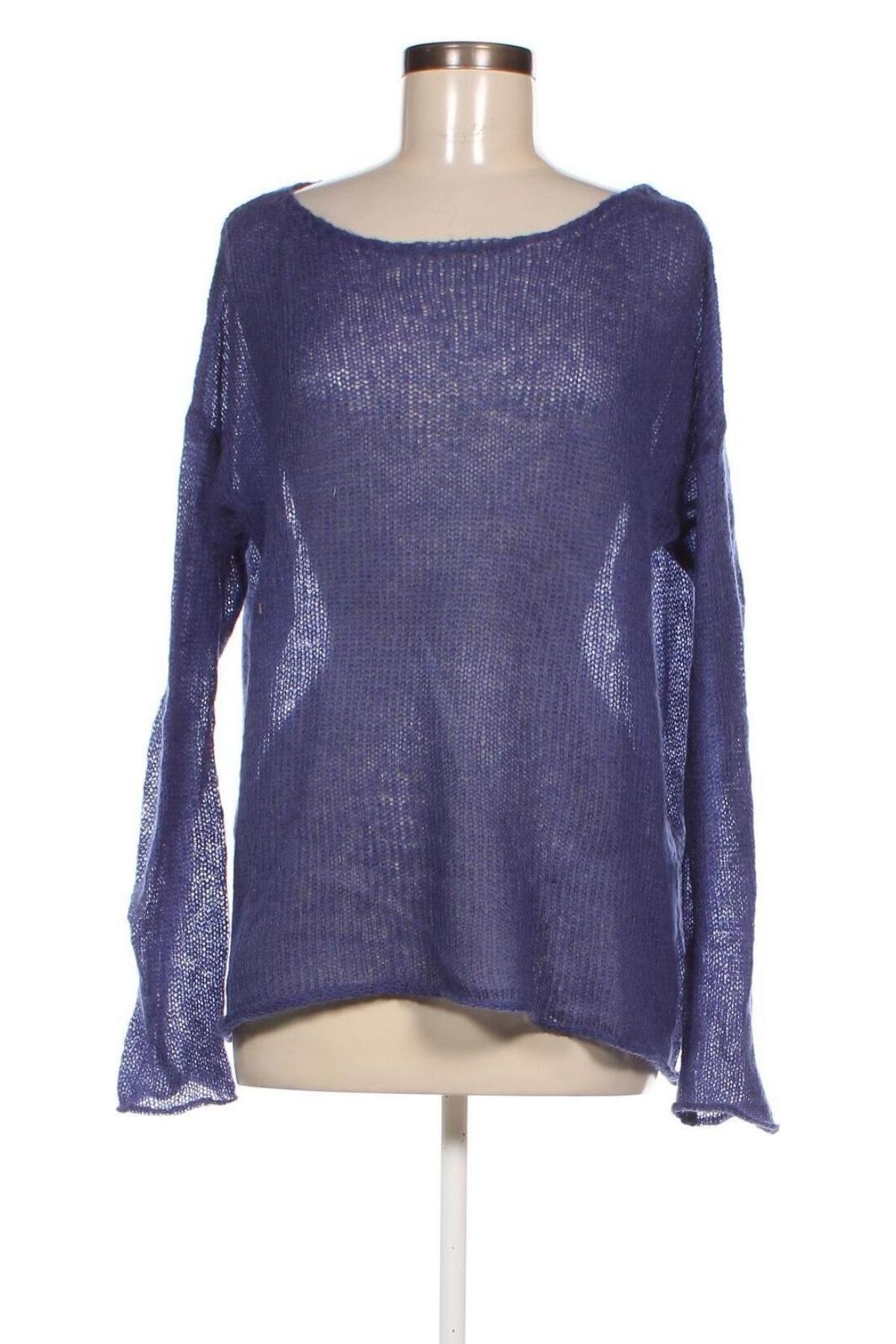 Дамски пуловер United Colors Of Benetton, Размер L, Цвят Син, Цена 11,55 лв.